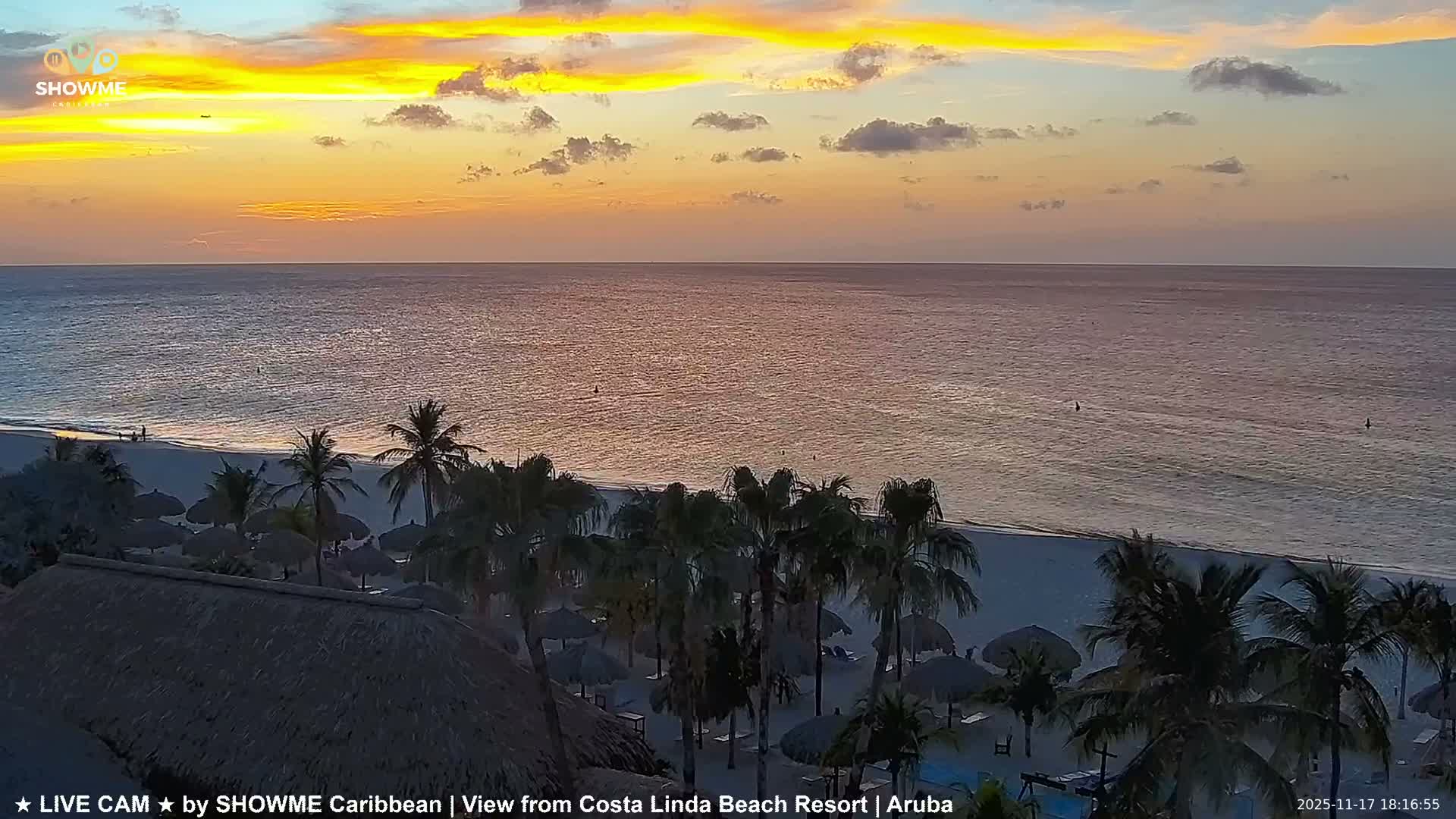 Carribean, Aruba Eagle Beach  Live Cam - Eagle Beach, Orenjstad West, Aruba, Netherland