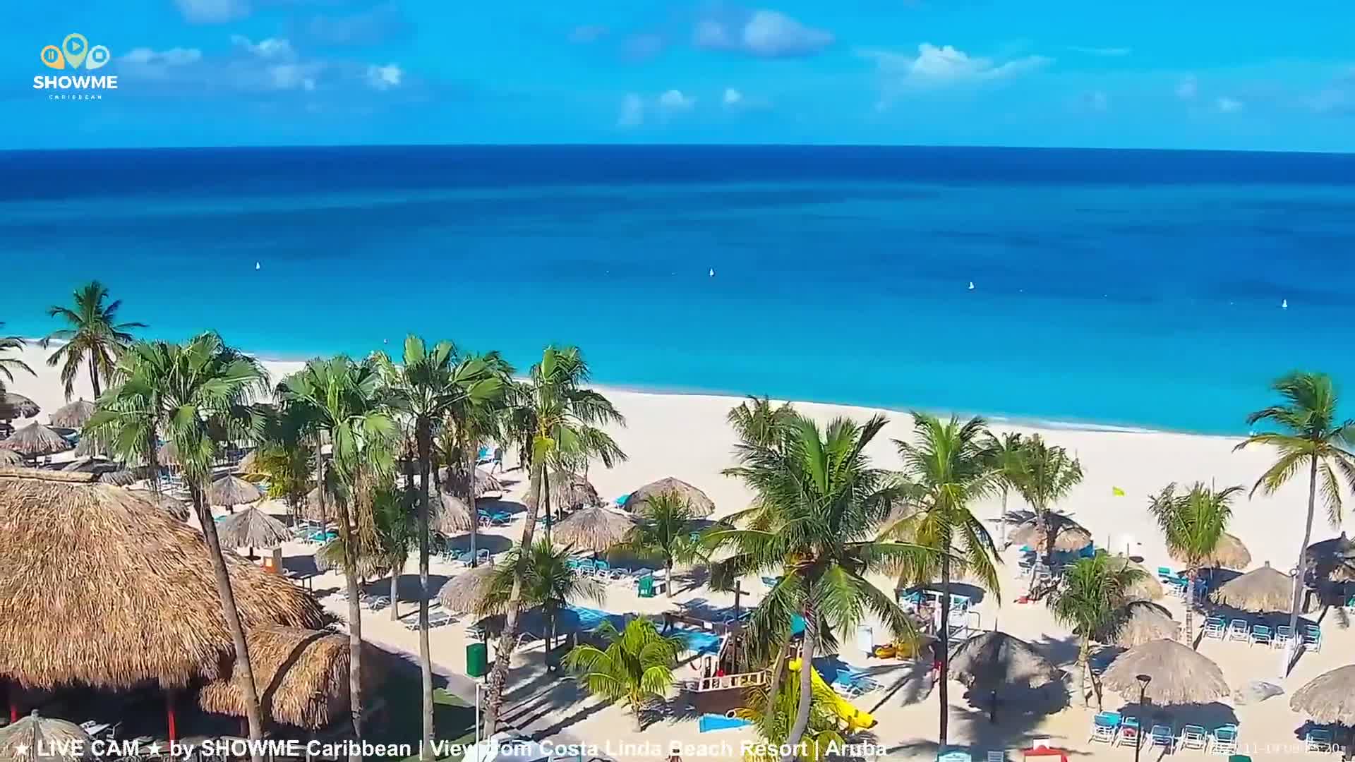 Carribean, Aruba Eagle Beach  Live Cam - Eagle Beach, Orenjstad West, Aruba, Netherland