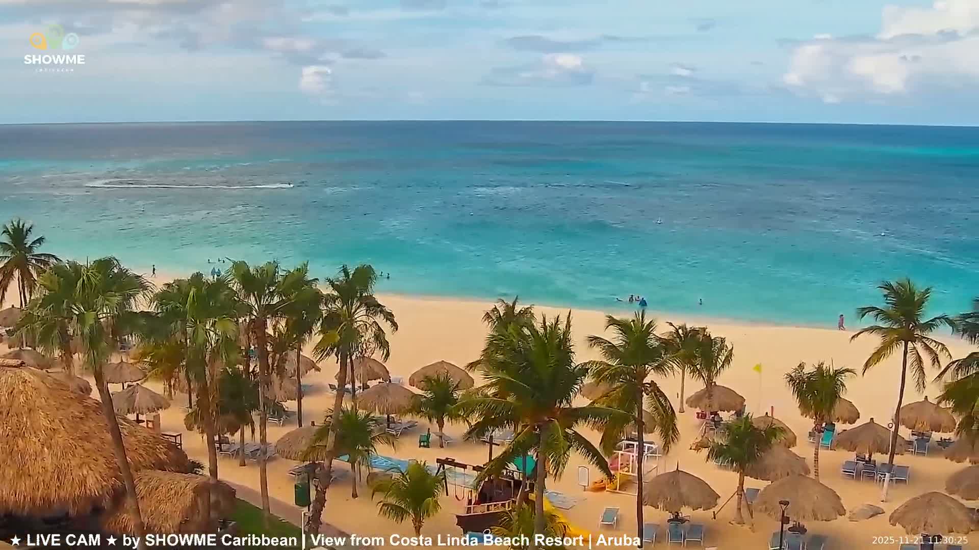Carribean, Aruba Eagle Beach  Live Cam - Eagle Beach, Orenjstad West, Aruba, Netherland