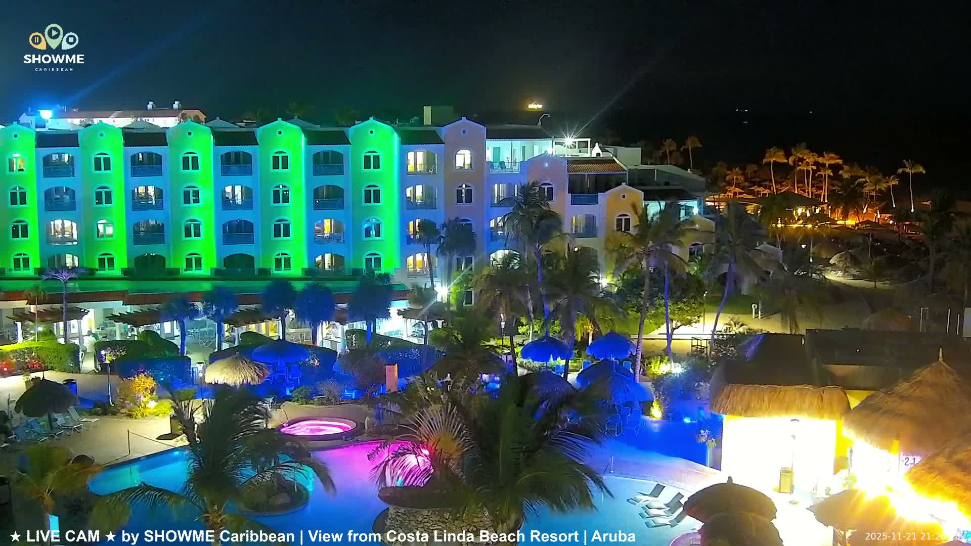 Carribean, Aruba Eagle Beach  Live Cam - Eagle Beach, Orenjstad West, Aruba, Netherland