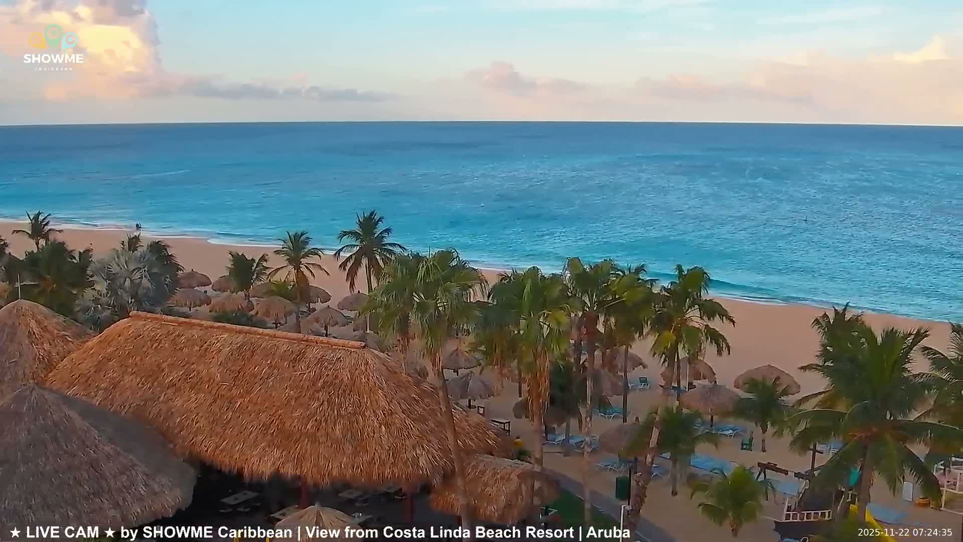 Carribean, Aruba Eagle Beach  Live Cam - Eagle Beach, Orenjstad West, Aruba, Netherland