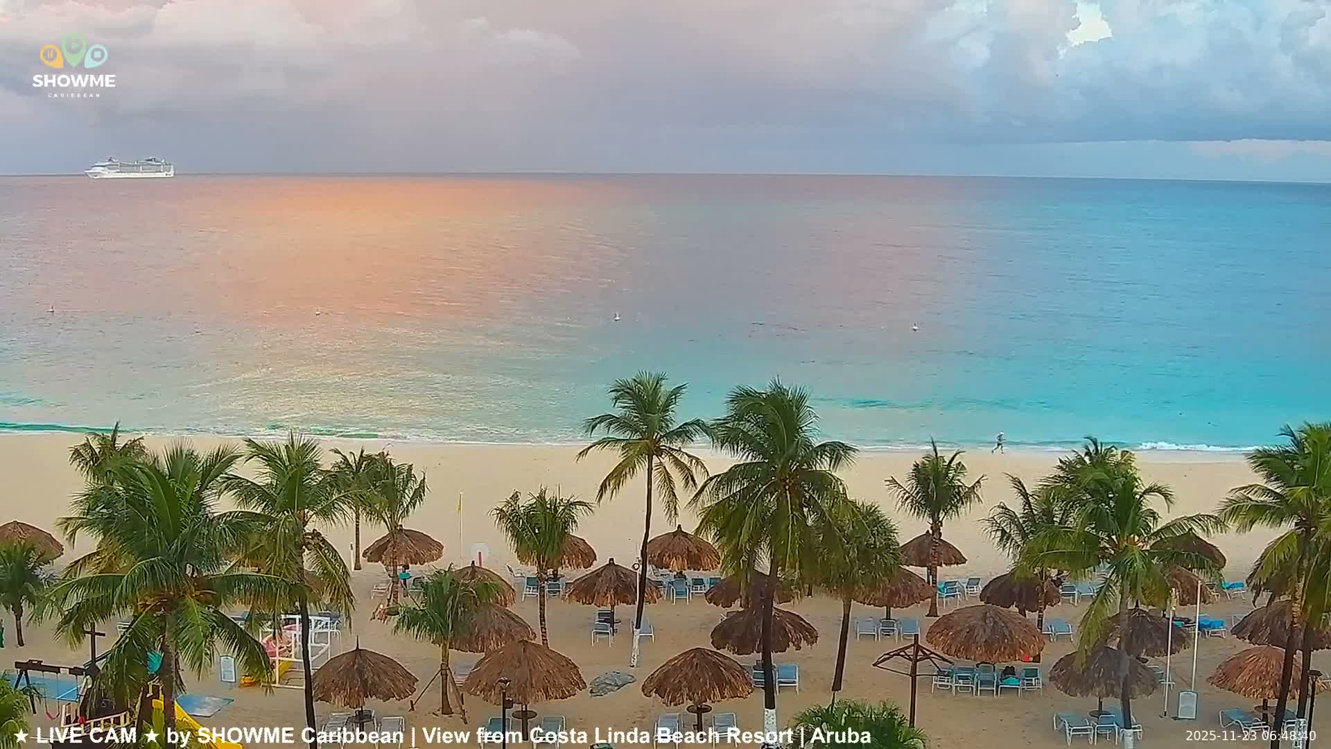 Carribean, Aruba Eagle Beach  Live Cam - Eagle Beach, Orenjstad West, Aruba, Netherland