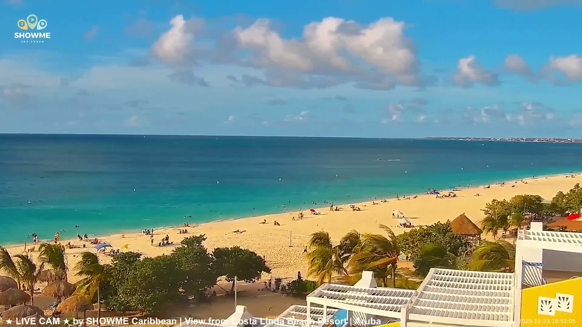 Carribean, Aruba Eagle Beach  Live Cam - Eagle Beach, Orenjstad West, Aruba, Netherland