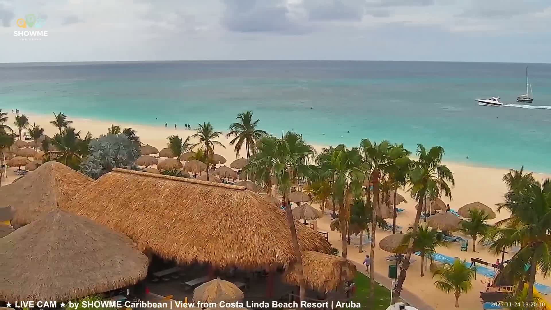 Carribean, Aruba Eagle Beach  Live Cam - Eagle Beach, Orenjstad West, Aruba, Netherland