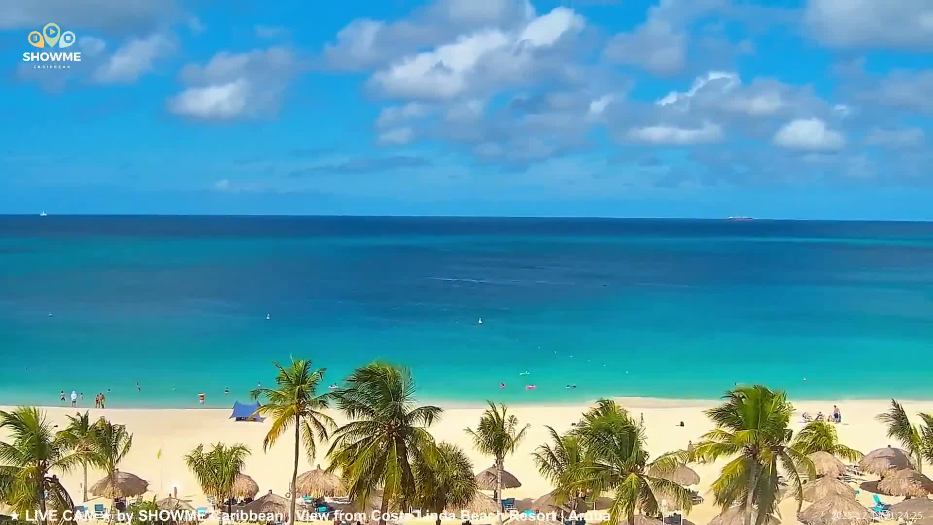 Carribean, Aruba Eagle Beach  Live Cam - Eagle Beach, Orenjstad West, Aruba, Netherland