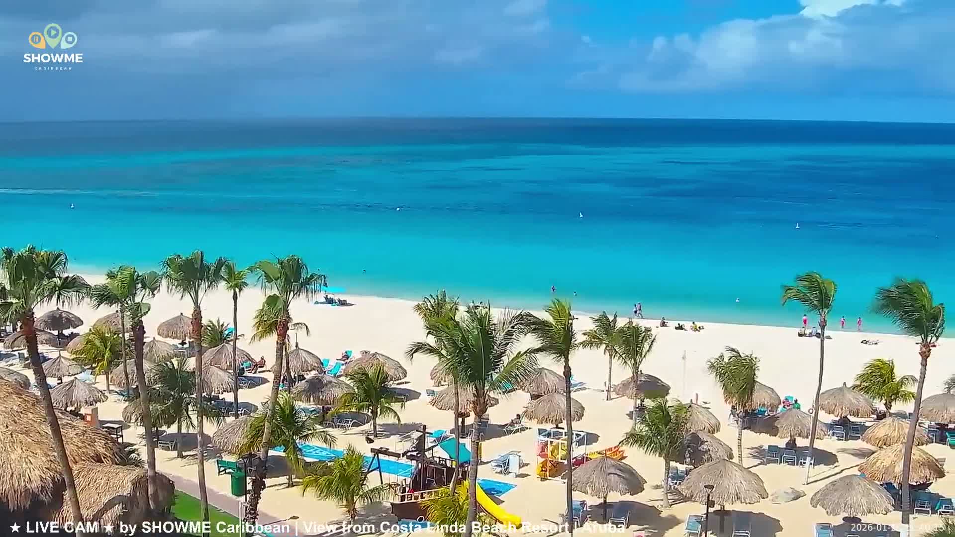 Carribean, Aruba Eagle Beach  Live Cam - Eagle Beach, Orenjstad West, Aruba, Netherland