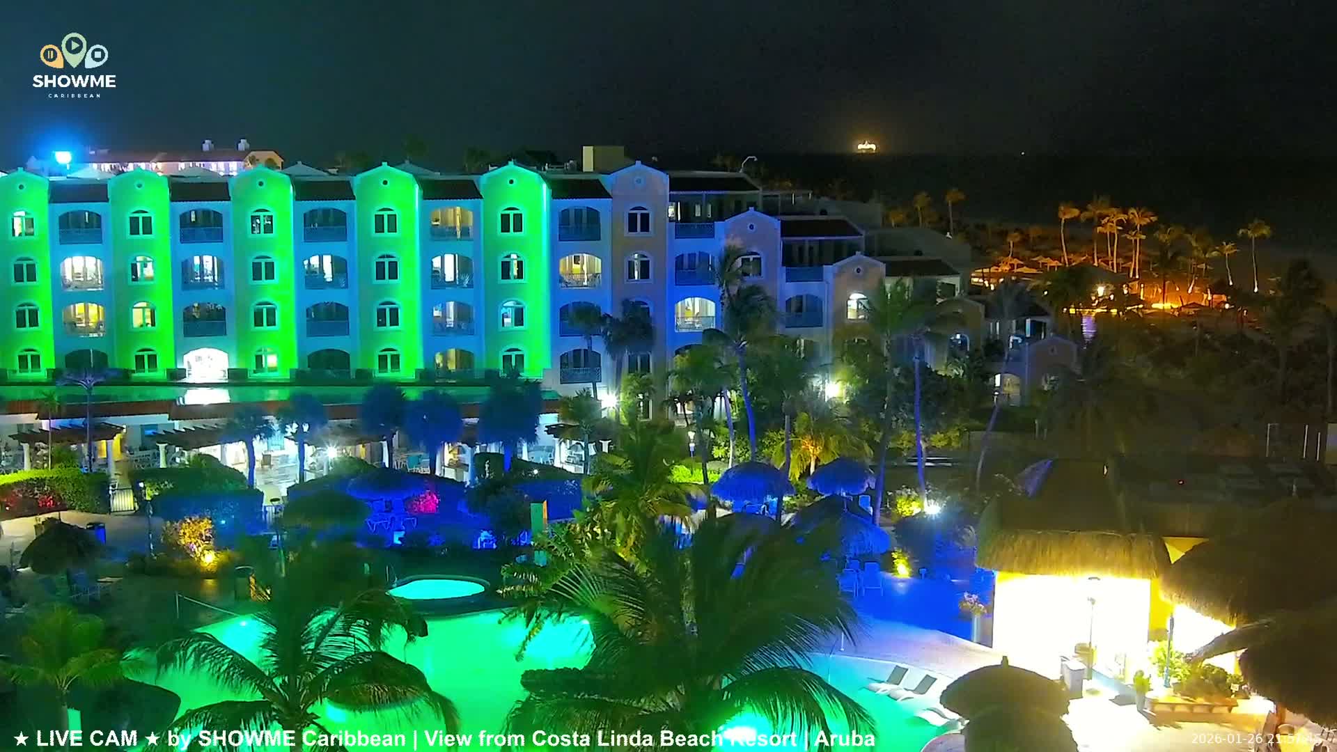 Carribean, Aruba Eagle Beach  Live Cam - Eagle Beach, Orenjstad West, Aruba, Netherland