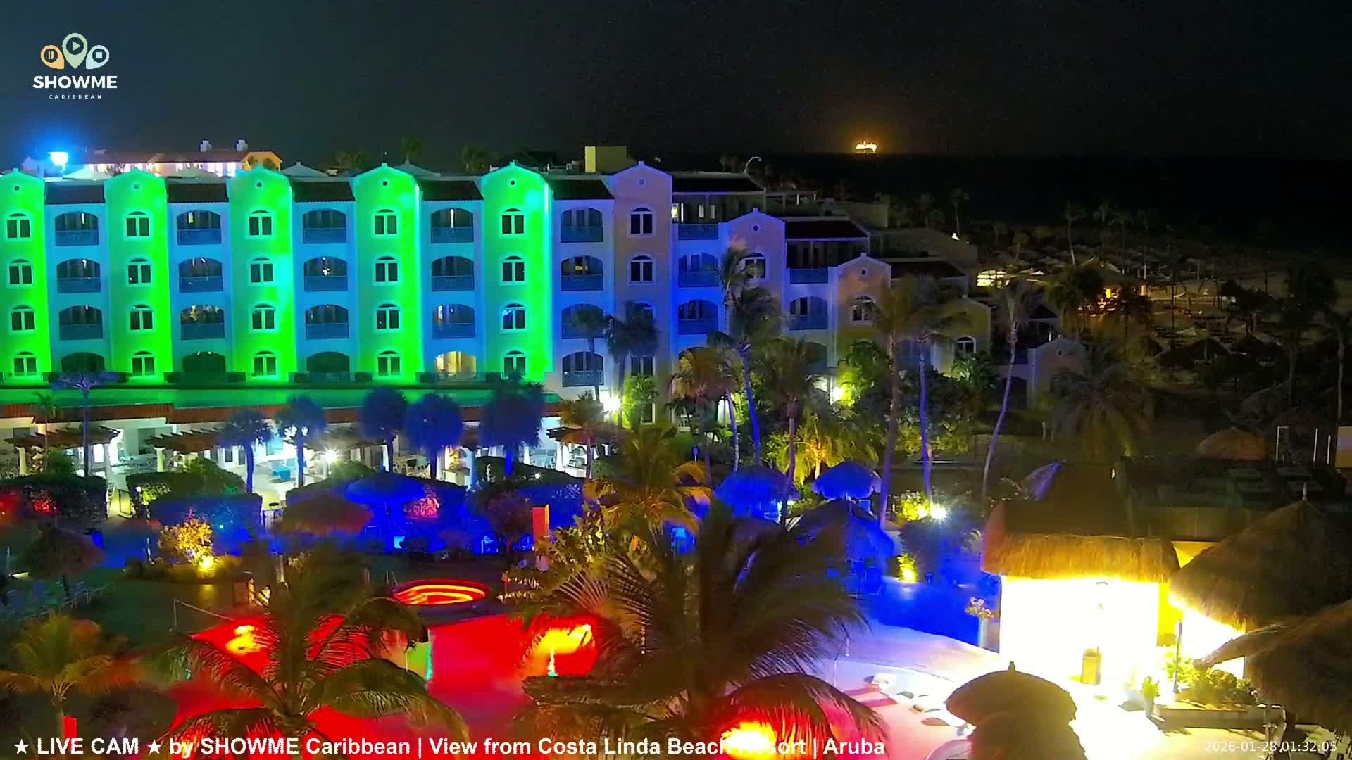 Carribean, Aruba Eagle Beach  Live Cam - Eagle Beach, Orenjstad West, Aruba, Netherland