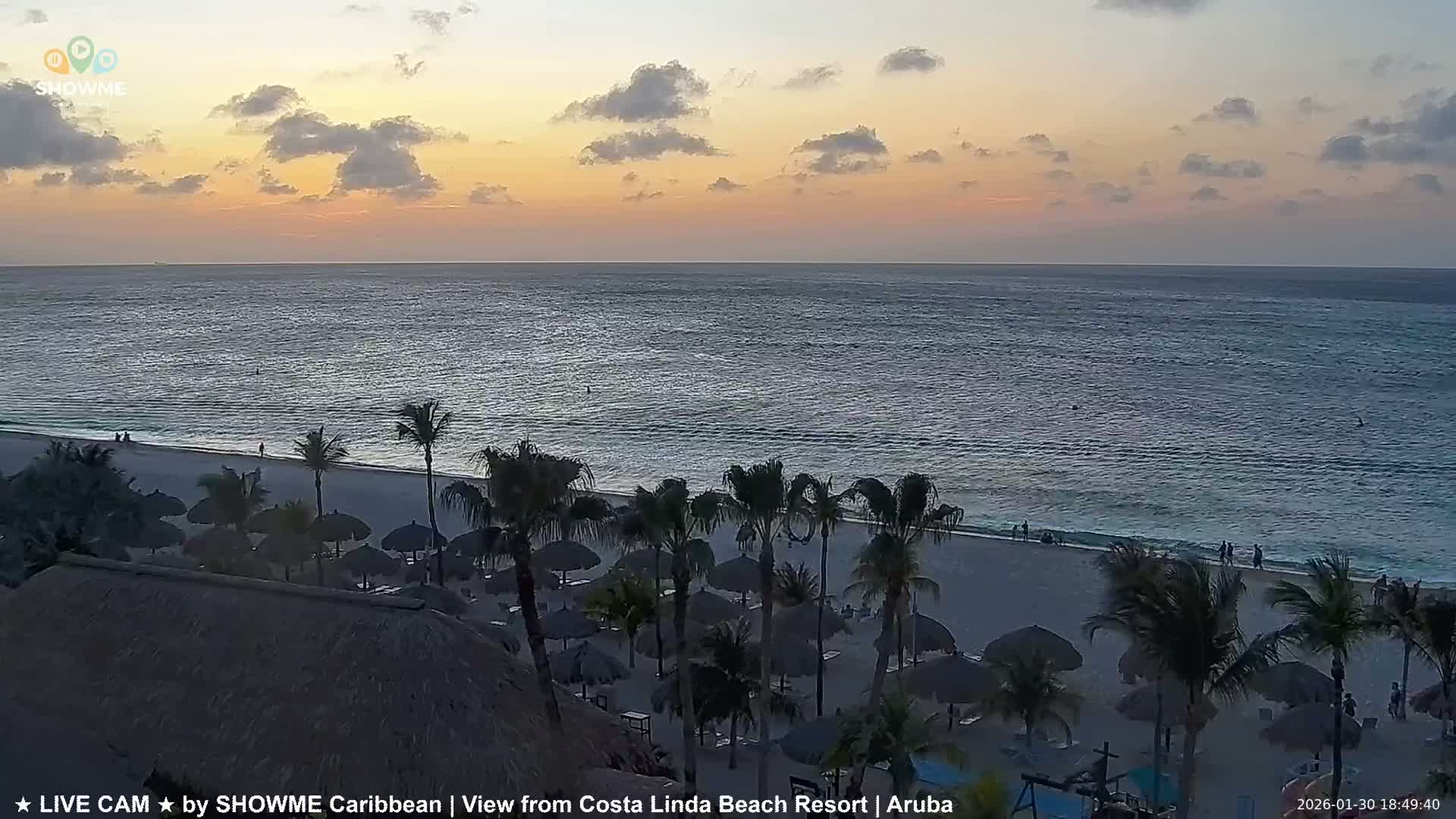 Carribean, Aruba Eagle Beach  Live Cam - Eagle Beach, Orenjstad West, Aruba, Netherland