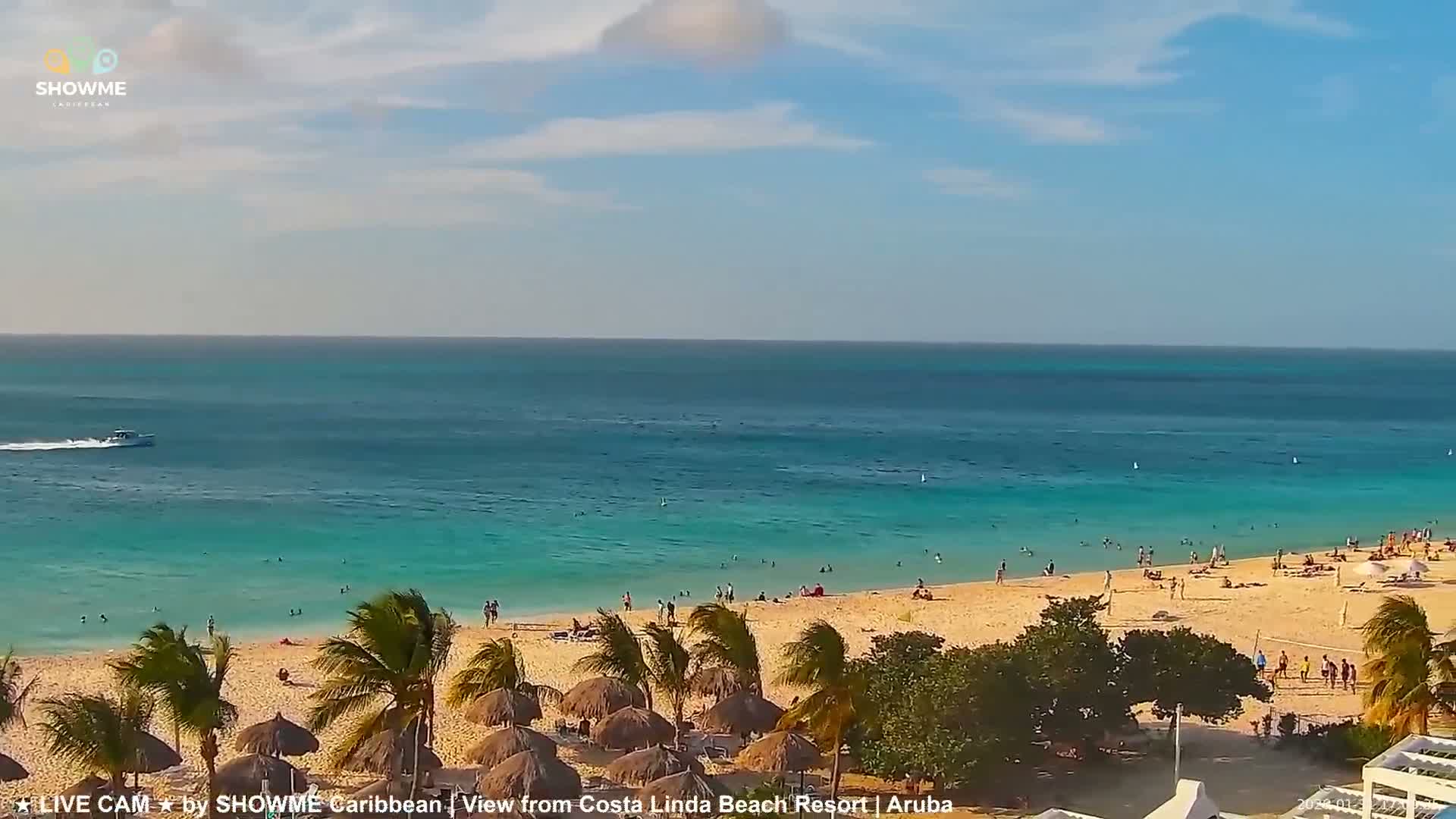 Carribean, Aruba Eagle Beach  Live Cam - Eagle Beach, Orenjstad West, Aruba, Netherland