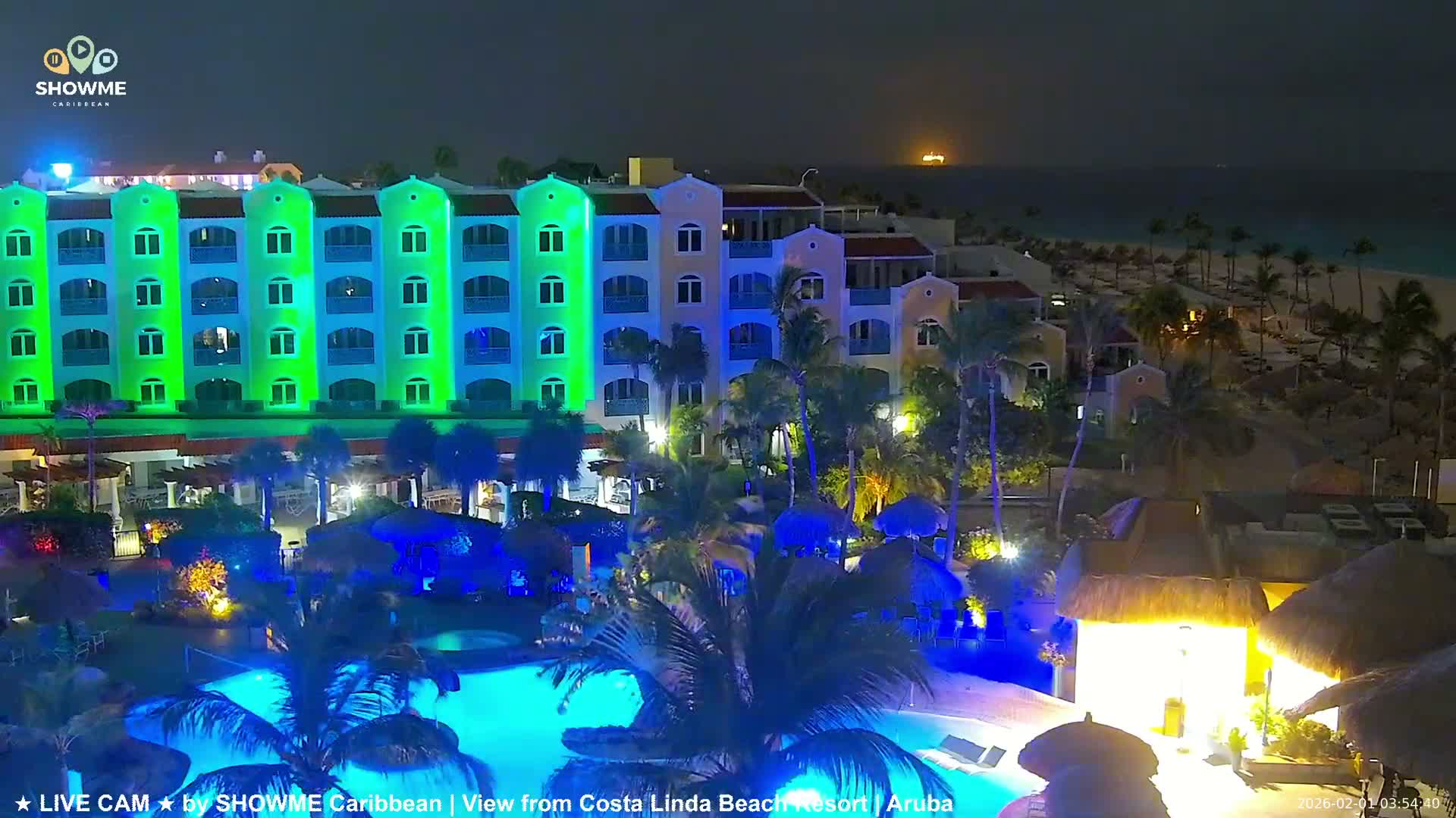 Carribean, Aruba Eagle Beach  Live Cam - Eagle Beach, Orenjstad West, Aruba, Netherland