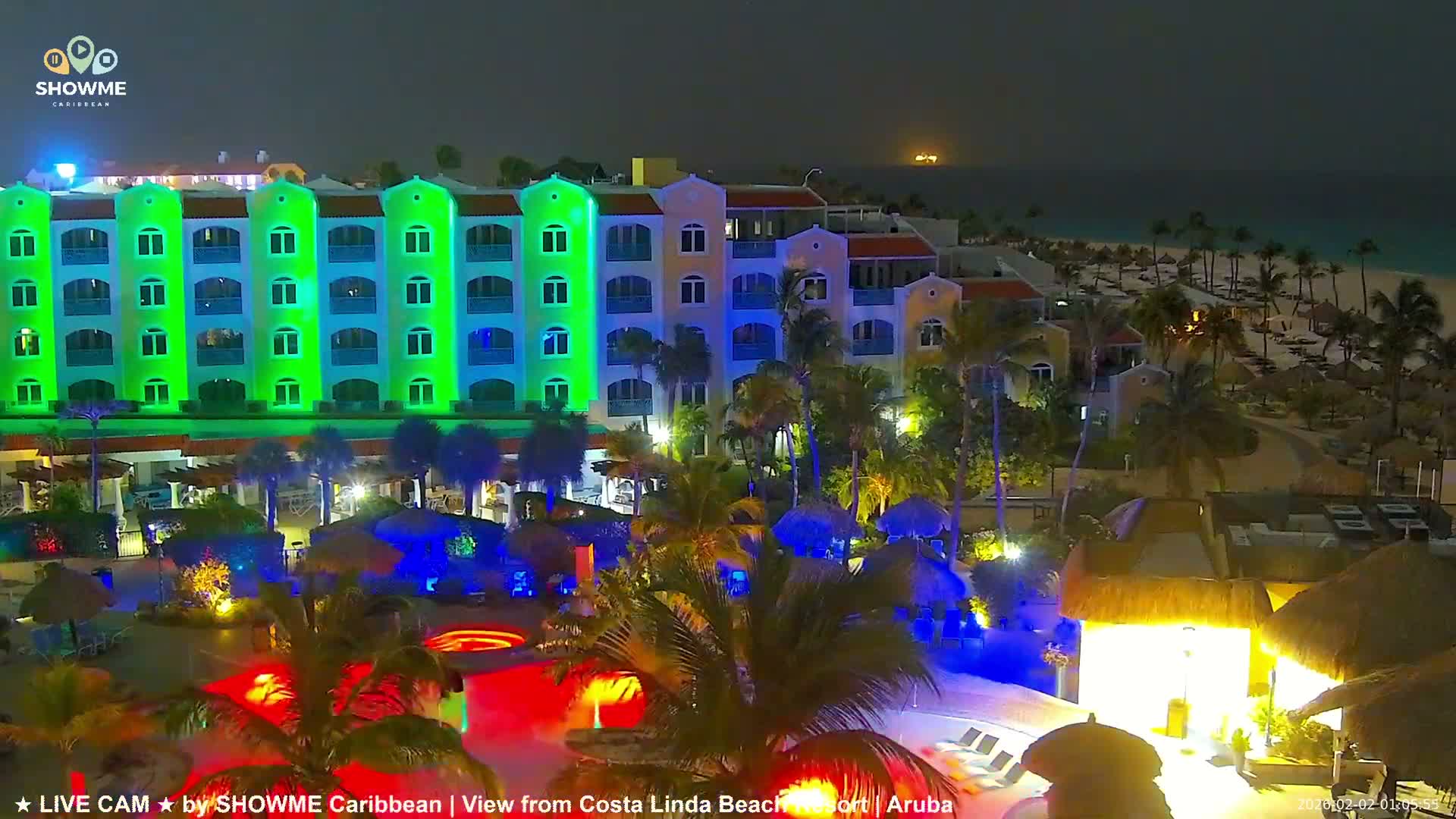 Carribean, Aruba Eagle Beach  Live Cam - Eagle Beach, Orenjstad West, Aruba, Netherland