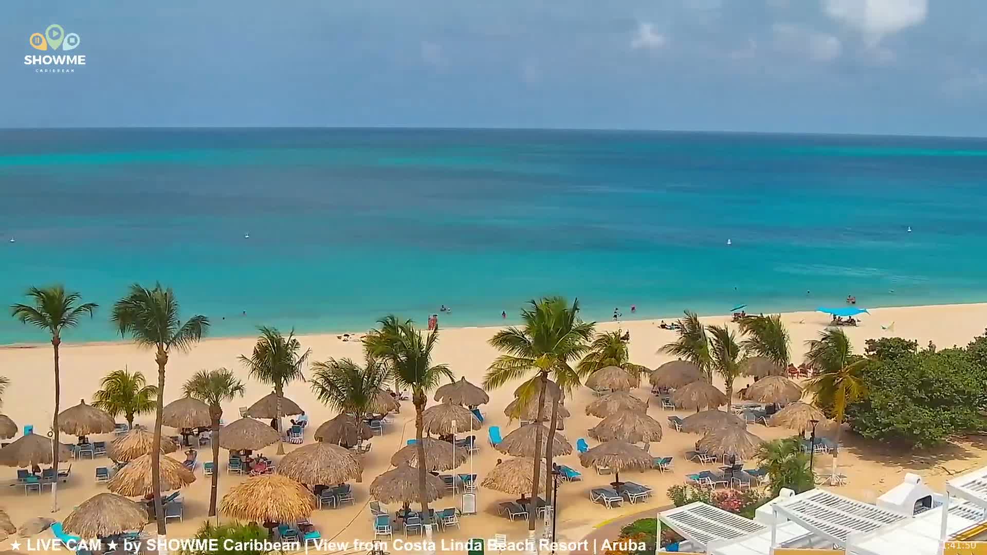 Carribean, Aruba Eagle Beach  Live Cam - Eagle Beach, Orenjstad West, Aruba, Netherland