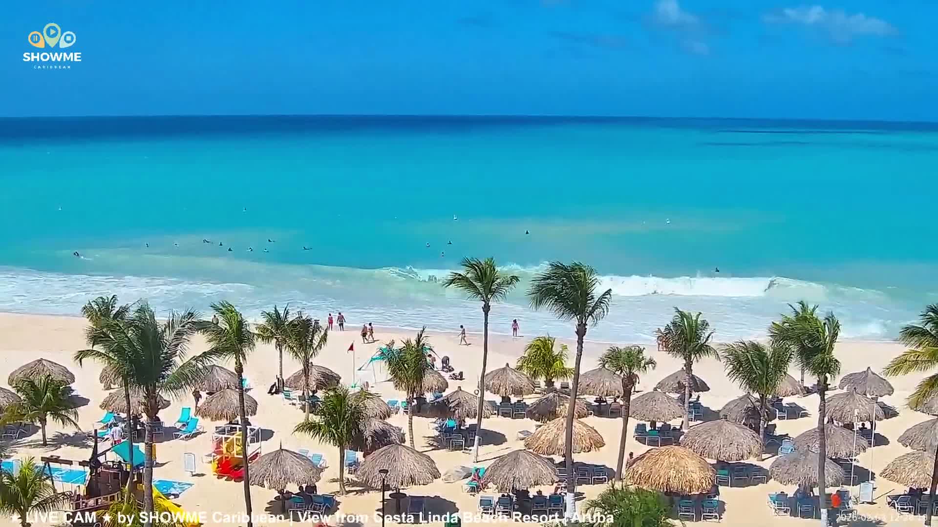 Carribean, Aruba Eagle Beach  Live Cam - Eagle Beach, Orenjstad West, Aruba, Netherland