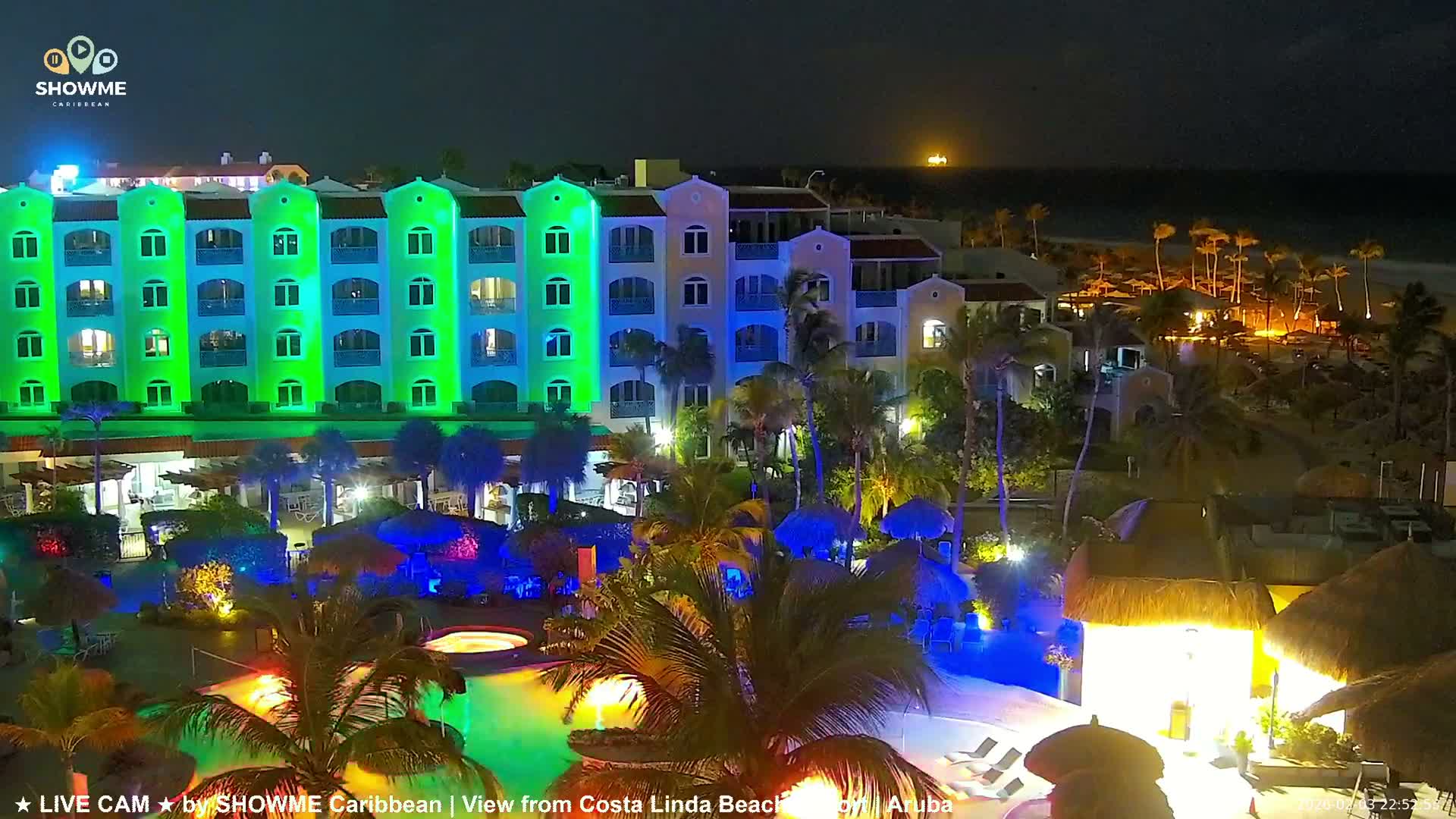 Carribean, Aruba Eagle Beach  Live Cam - Eagle Beach, Orenjstad West, Aruba, Netherland