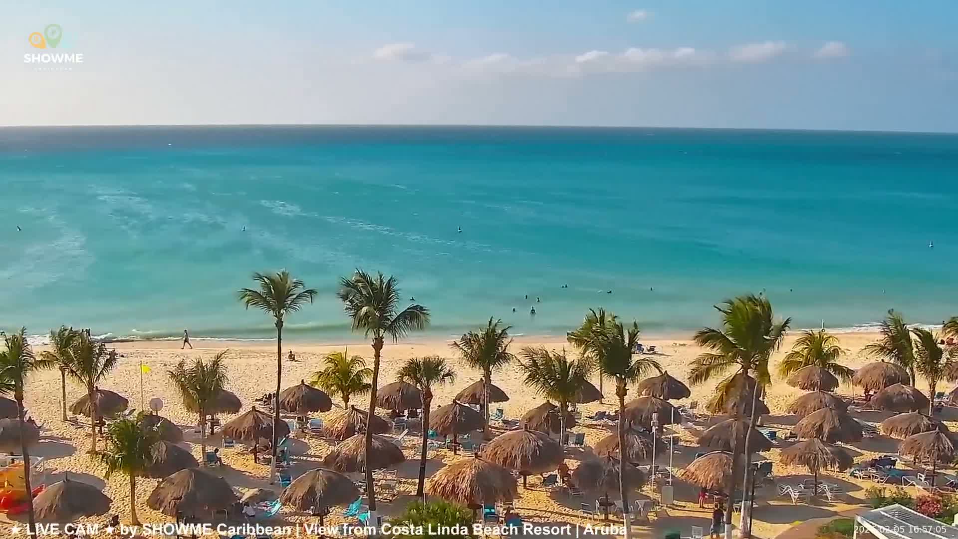 Carribean, Aruba Eagle Beach  Live Cam - Eagle Beach, Orenjstad West, Aruba, Netherland