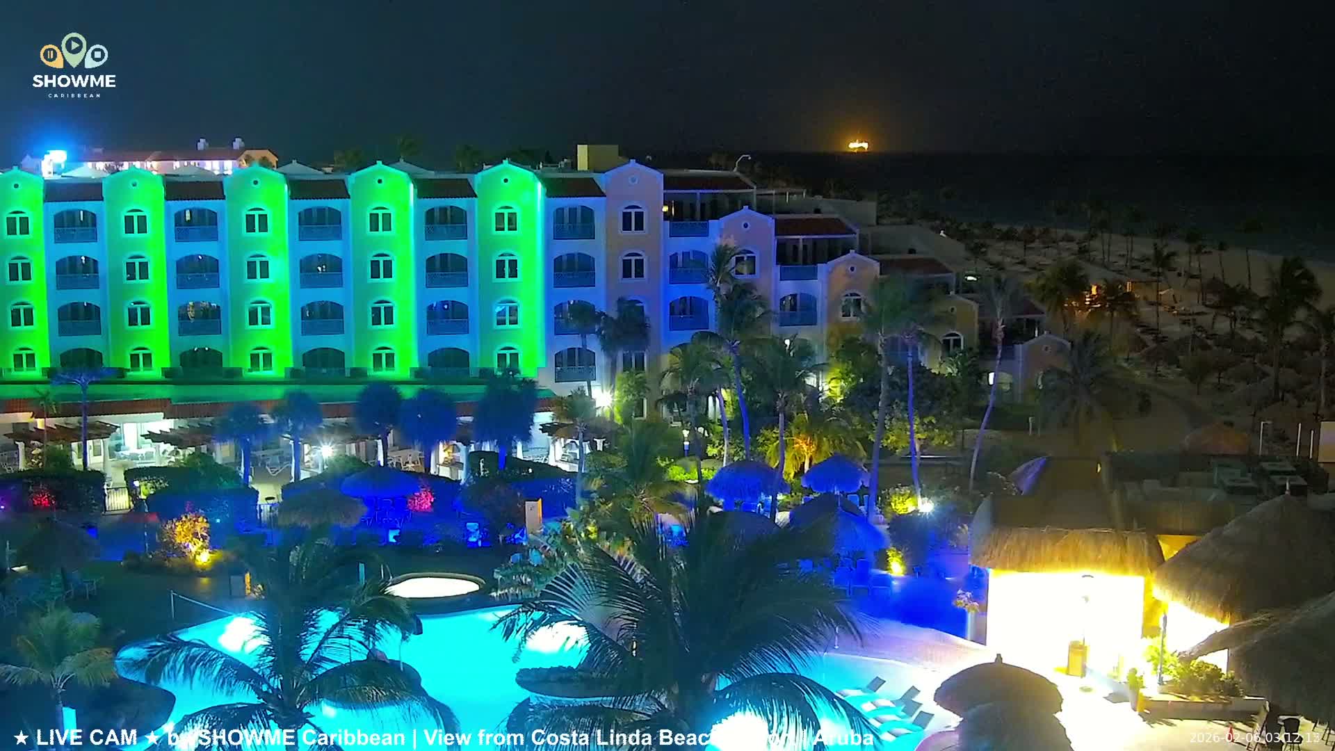 Carribean, Aruba Eagle Beach  Live Cam - Eagle Beach, Orenjstad West, Aruba, Netherland