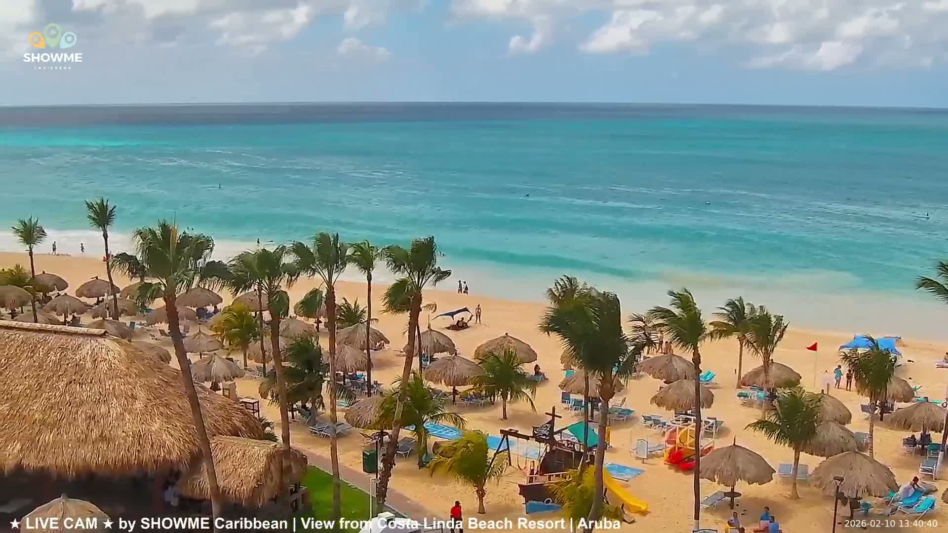 Carribean, Aruba Eagle Beach  Live Cam - Eagle Beach, Orenjstad West, Aruba, Netherland