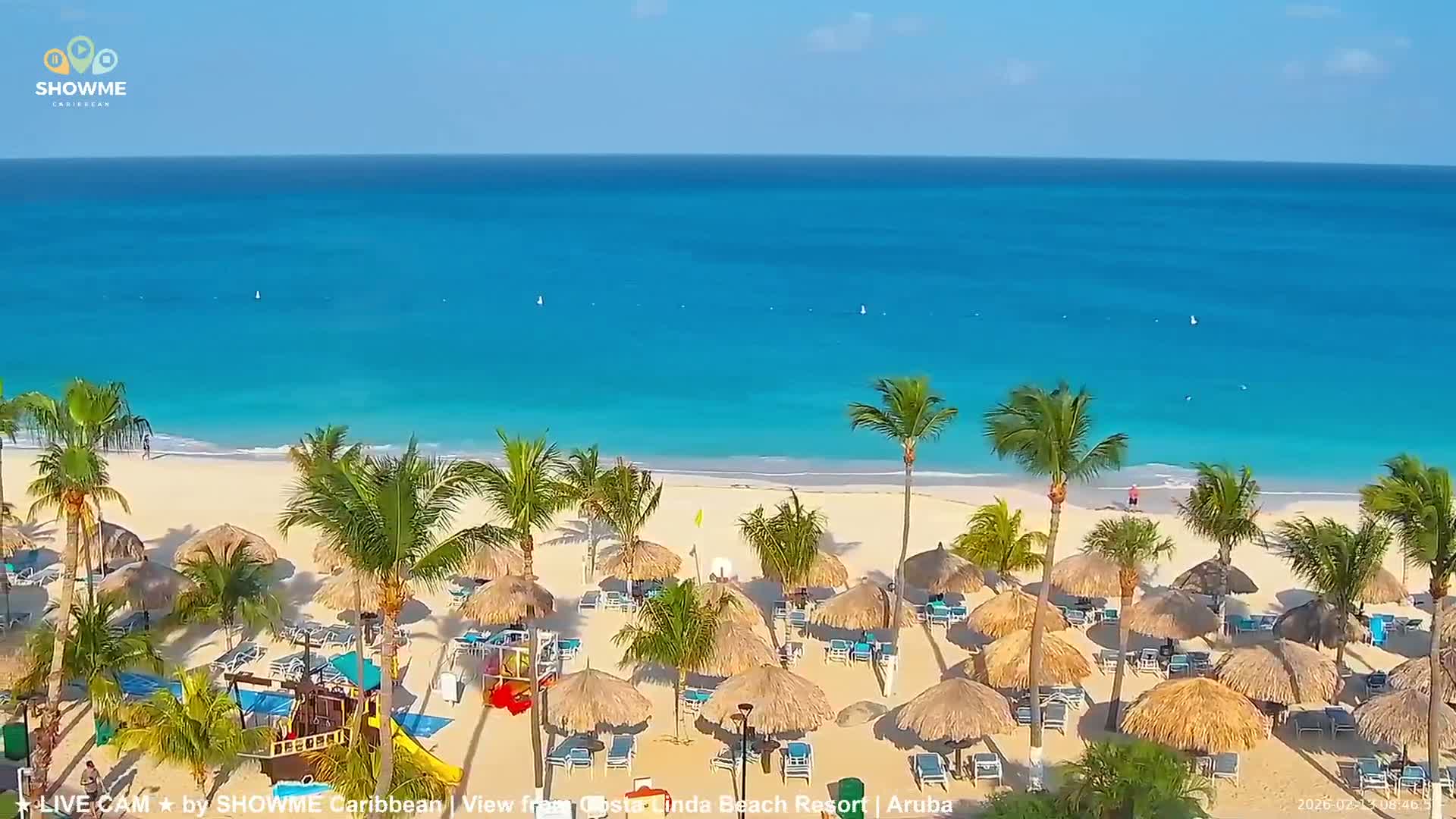 Carribean, Aruba Eagle Beach  Live Cam - Eagle Beach, Orenjstad West, Aruba, Netherland