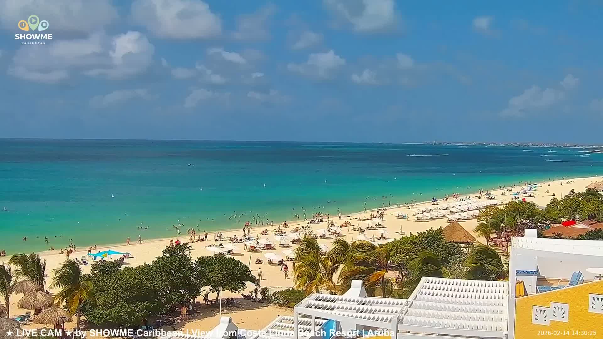 Carribean, Aruba Eagle Beach  Live Cam - Eagle Beach, Orenjstad West, Aruba, Netherland