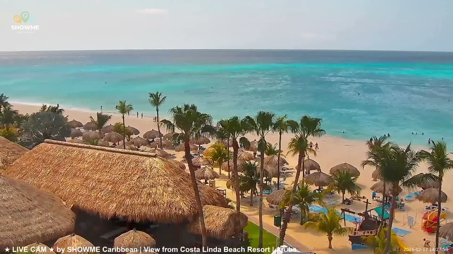 Carribean, Aruba Eagle Beach  Live Cam - Eagle Beach, Orenjstad West, Aruba, Netherland
