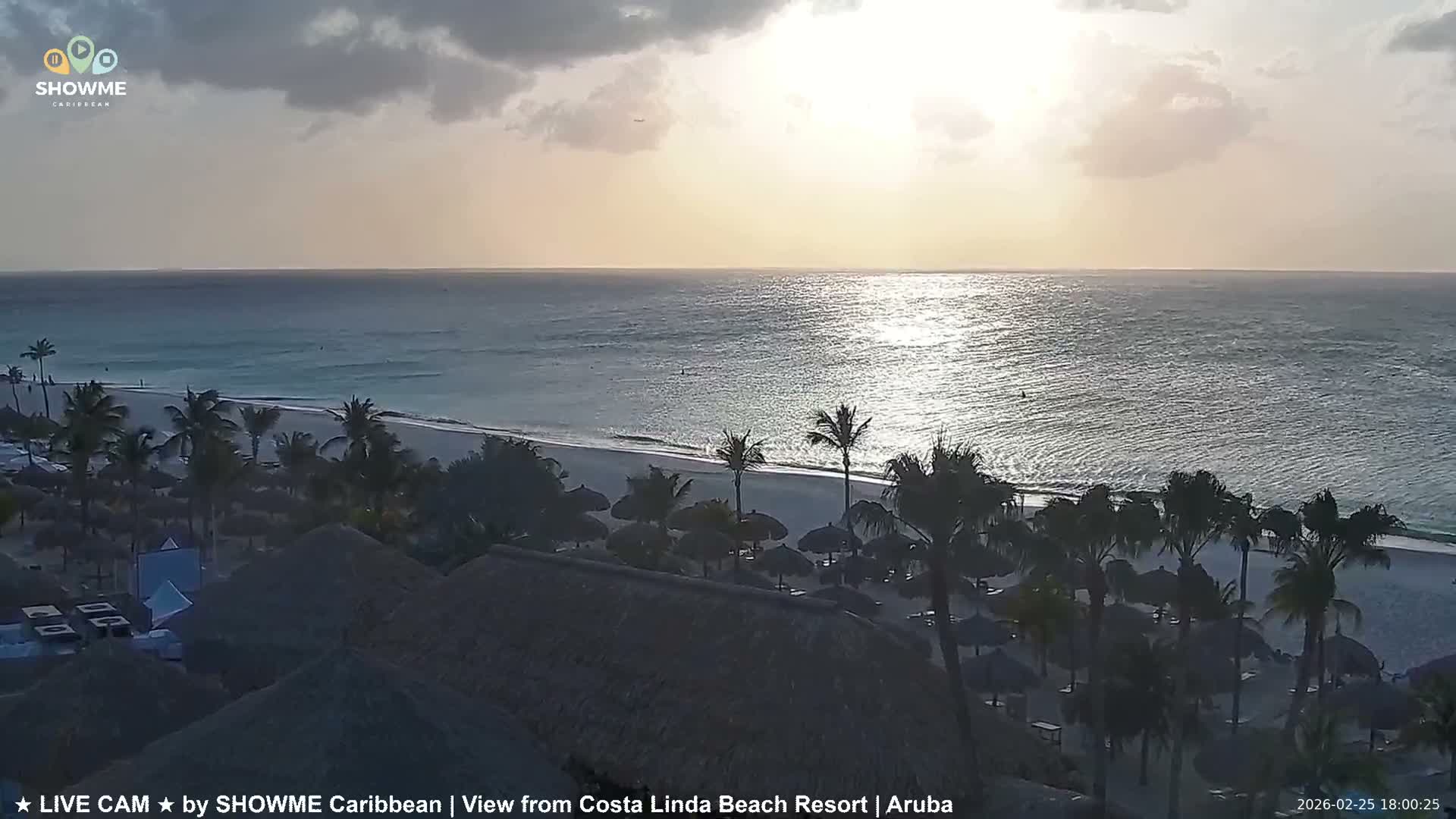 Carribean, Aruba Eagle Beach  Live Cam - Eagle Beach, Orenjstad West, Aruba, Netherland