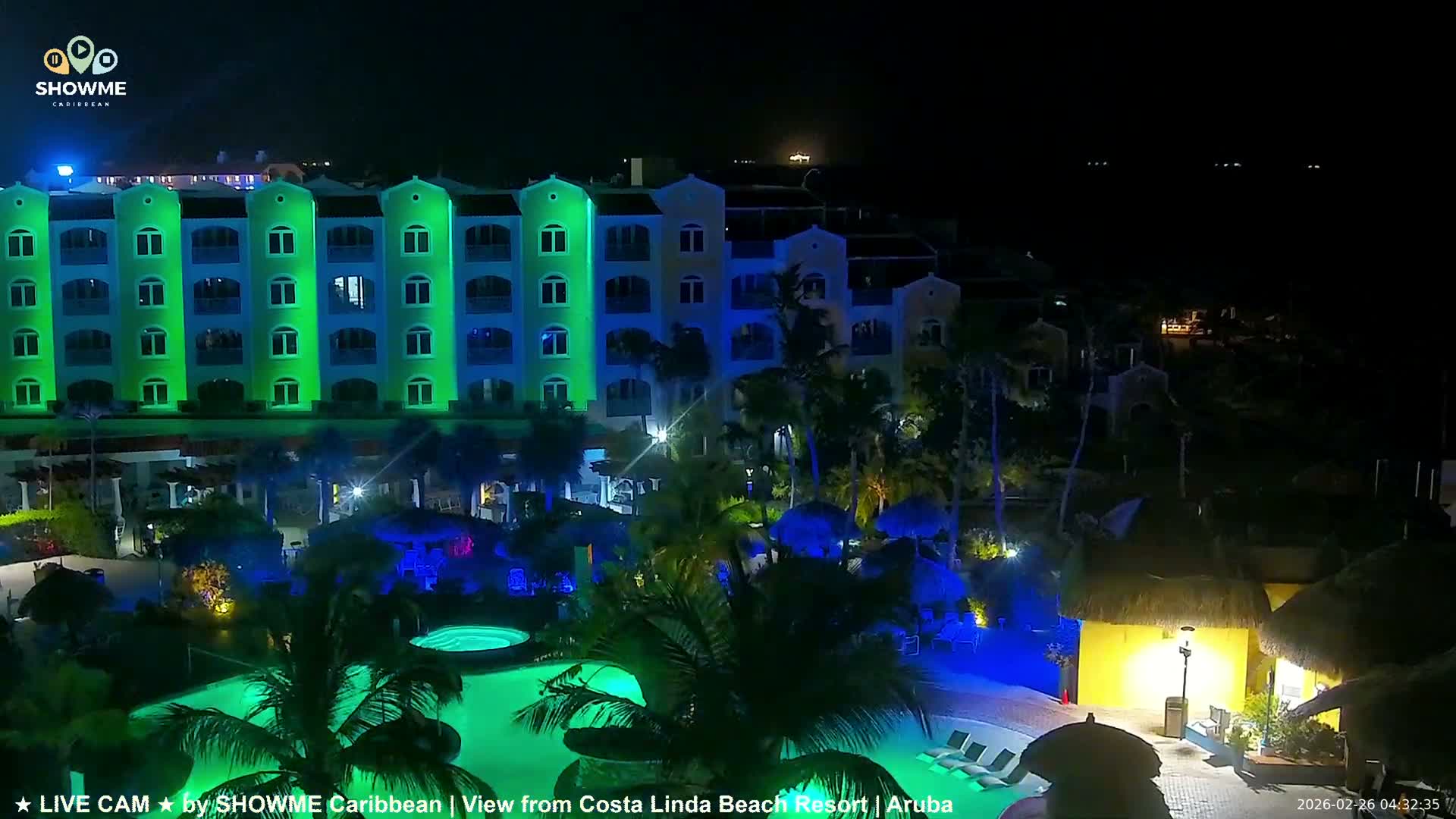 Carribean, Aruba Eagle Beach  Live Cam - Eagle Beach, Orenjstad West, Aruba, Netherland