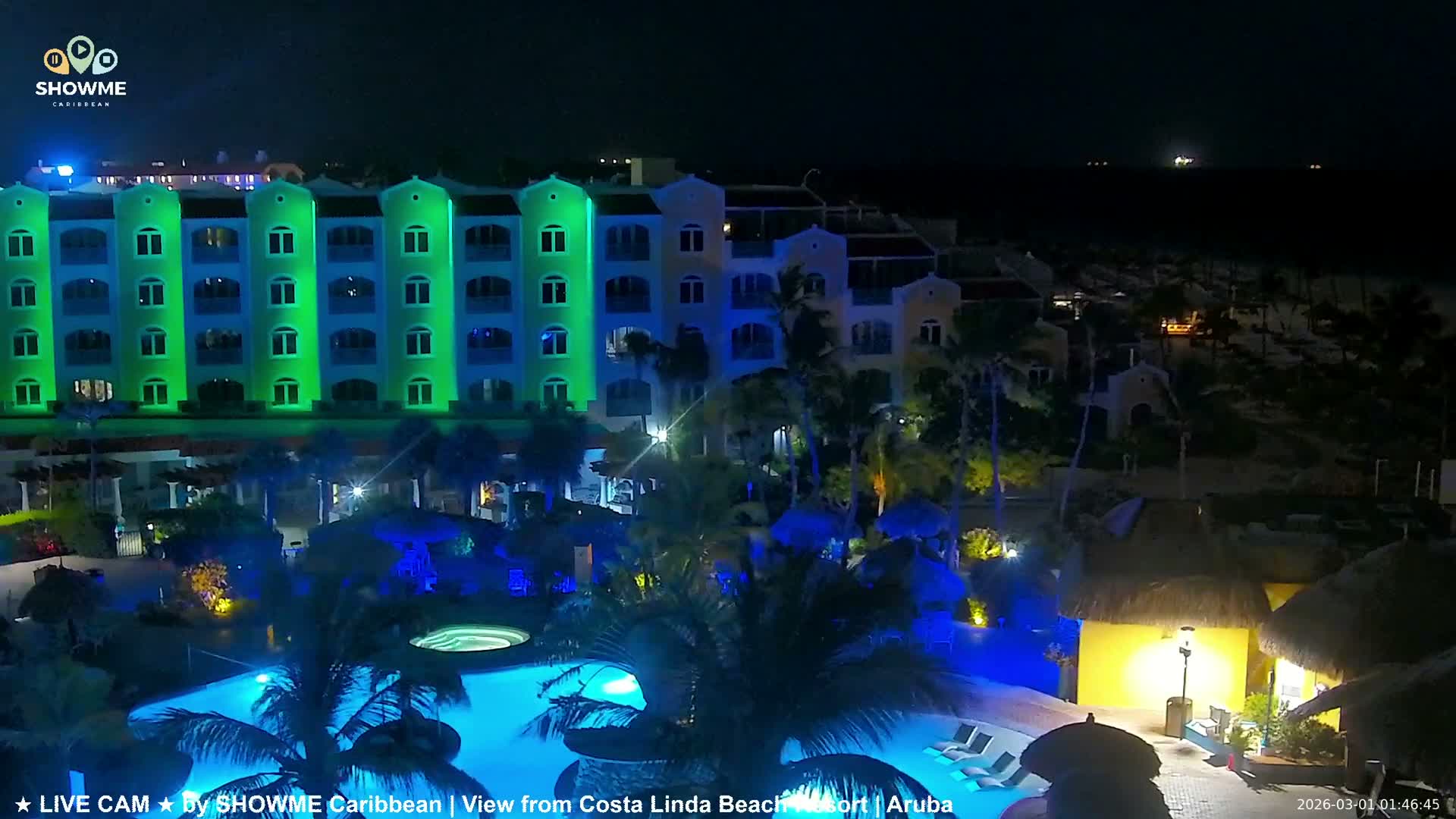 Carribean, Aruba Eagle Beach  Live Cam - Eagle Beach, Orenjstad West, Aruba, Netherland