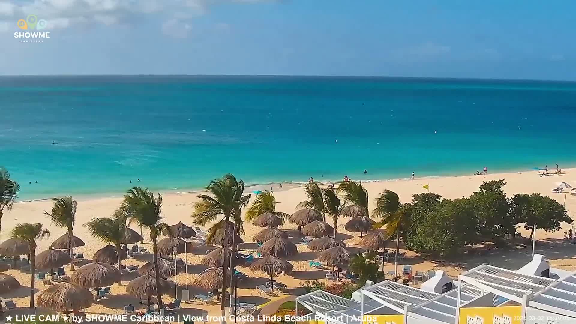 Carribean, Aruba Eagle Beach  Live Cam - Eagle Beach, Orenjstad West, Aruba, Netherland