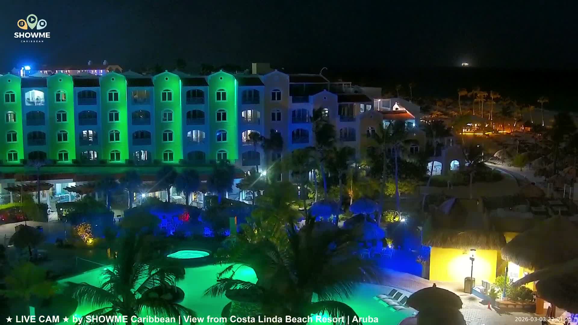 Carribean, Aruba Eagle Beach  Live Cam - Eagle Beach, Orenjstad West, Aruba, Netherland