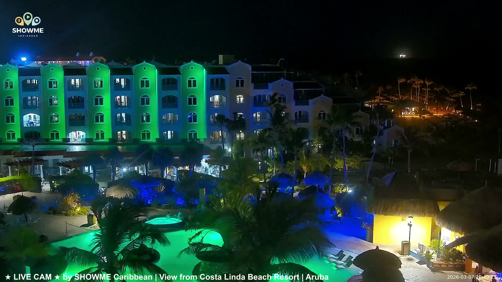 Carribean, Aruba Eagle Beach  Live Cam - Eagle Beach, Orenjstad West, Aruba, Netherland