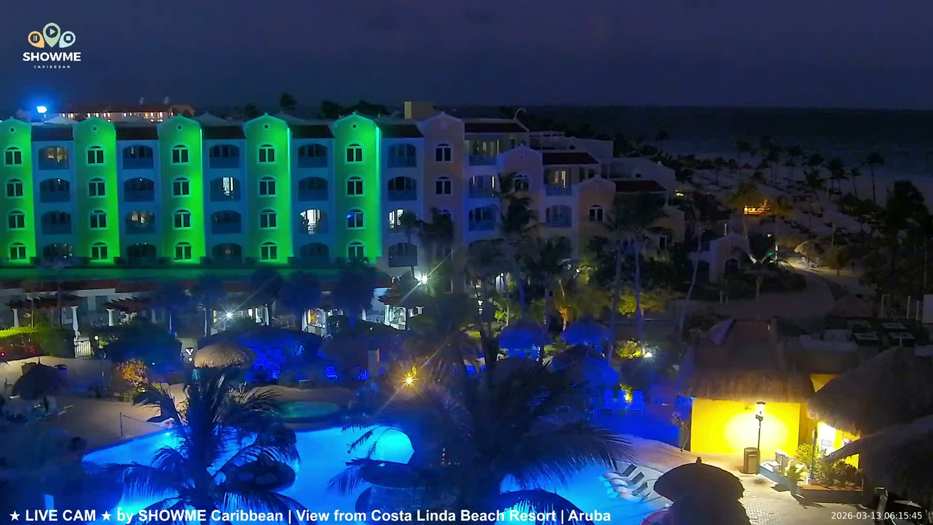Carribean, Aruba Eagle Beach  Live Cam - Eagle Beach, Orenjstad West, Aruba, Netherland