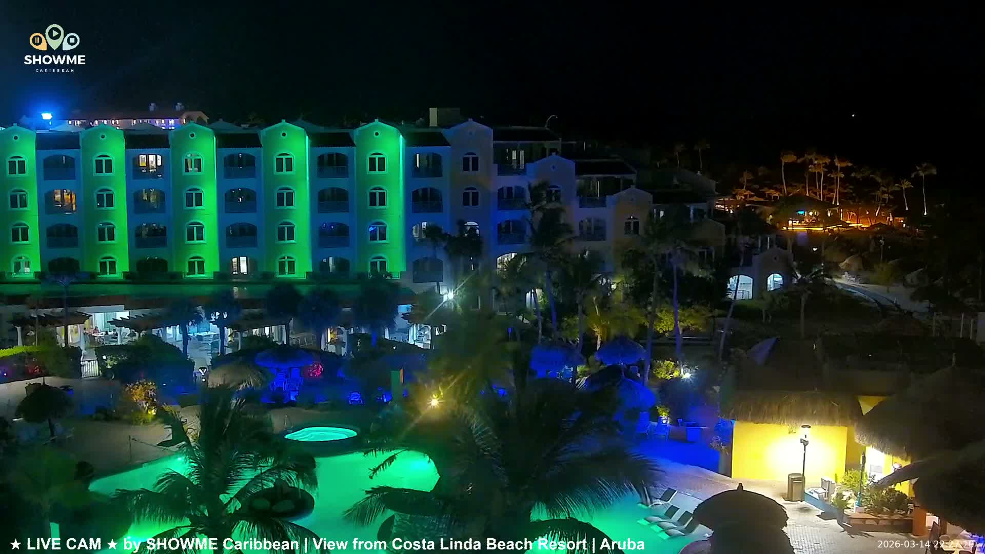 Carribean, Aruba Eagle Beach  Live Cam - Eagle Beach, Orenjstad West, Aruba, Netherland