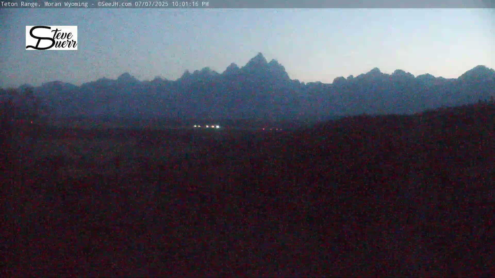 Buffalo Valley & Teton Mountain Range Live Cam - Moran, Teton County, Wyoming, USA
