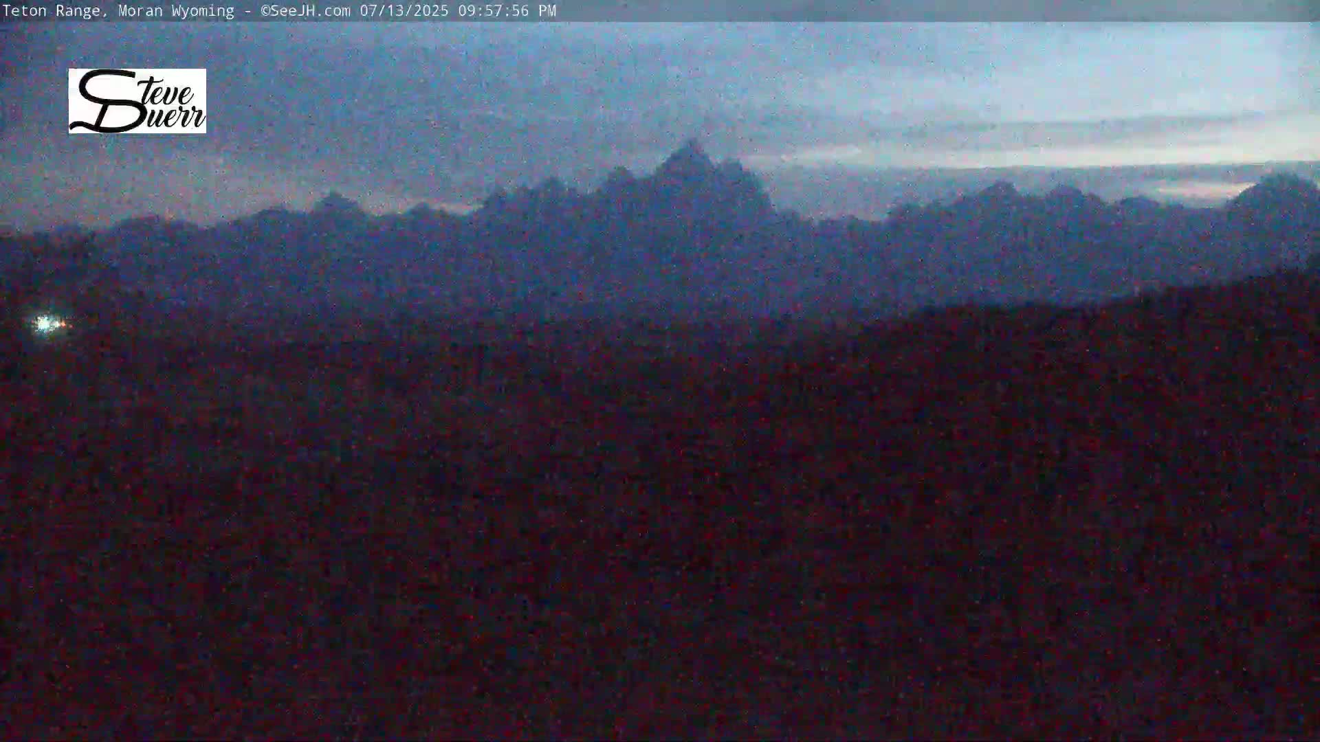 Buffalo Valley & Teton Mountain Range Live Cam - Moran, Teton County, Wyoming, USA