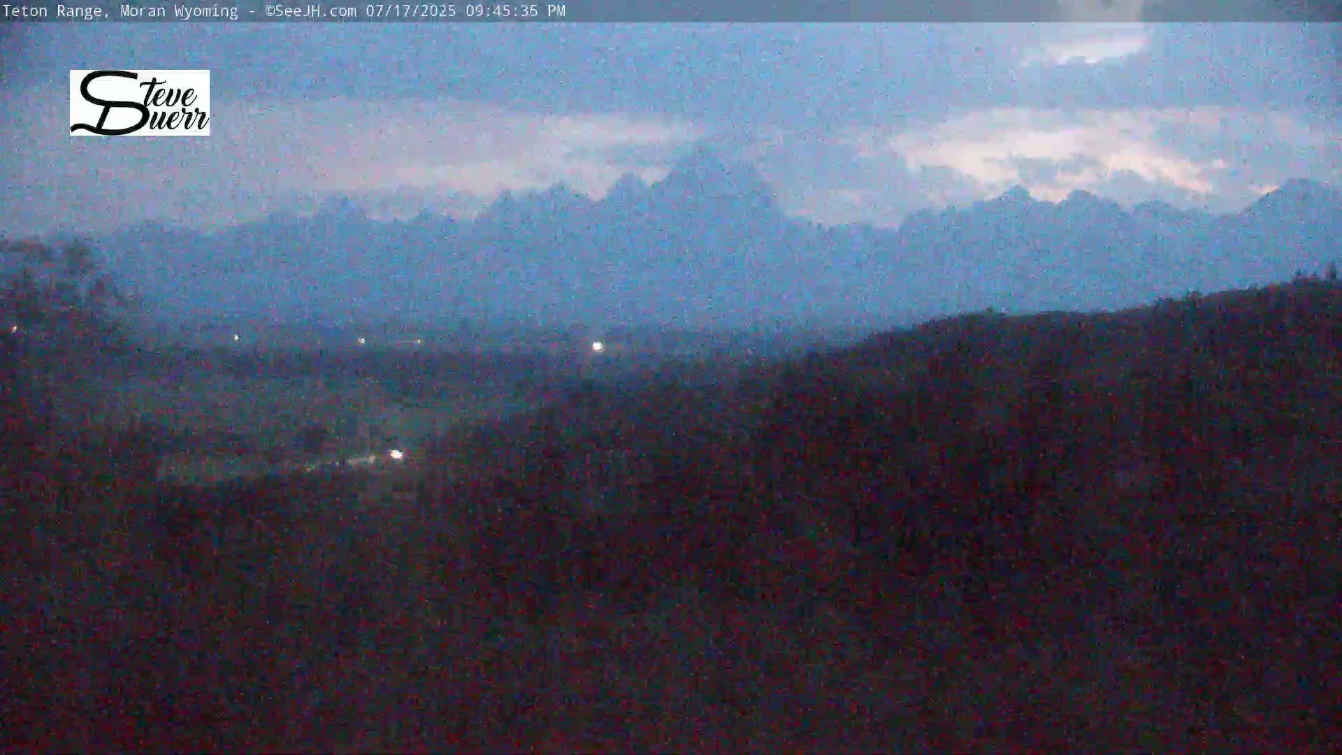 Buffalo Valley & Teton Mountain Range Live Cam - Moran, Teton County, Wyoming, USA