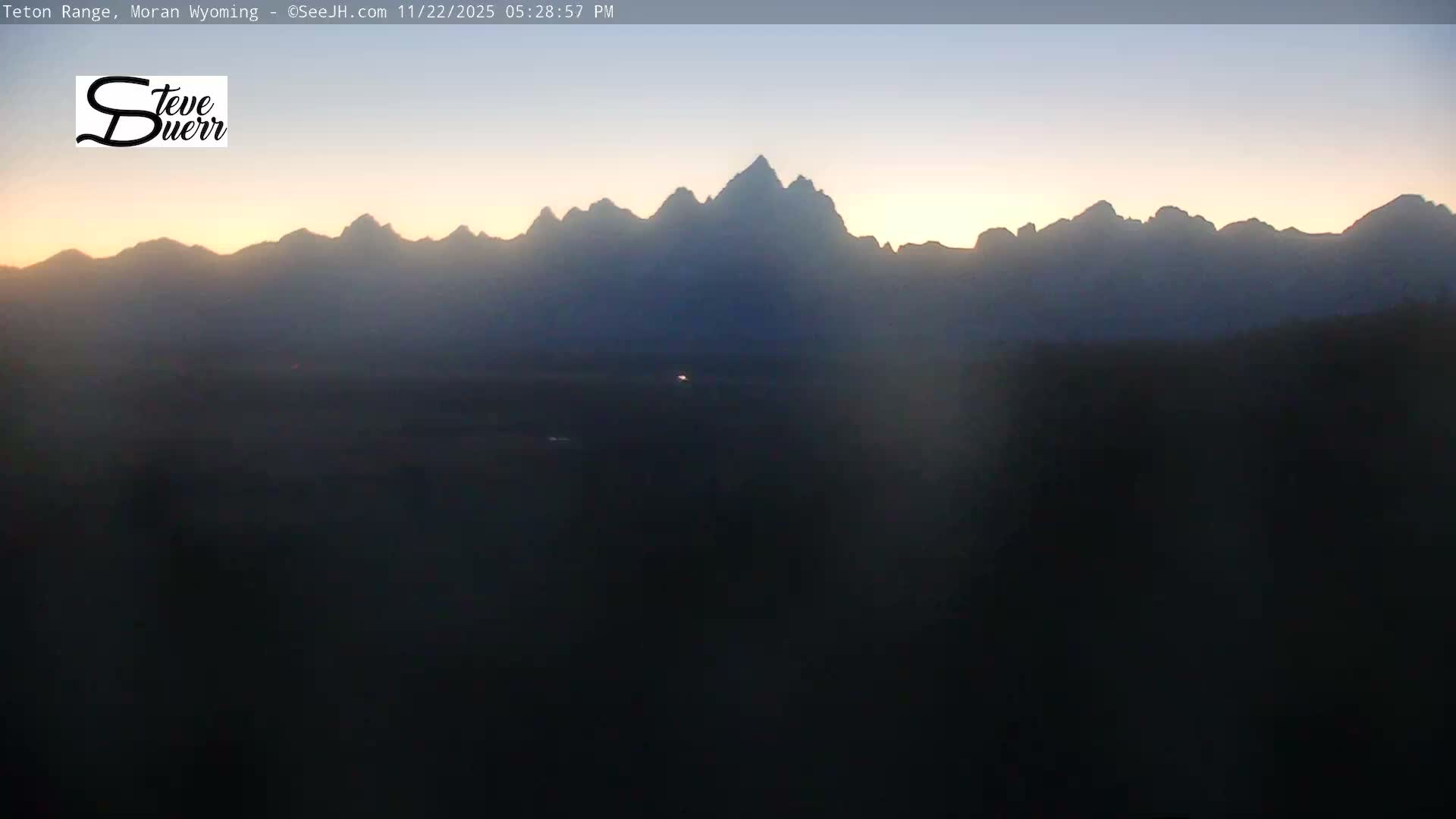 Buffalo Valley & Teton Mountain Range Live Cam - Moran, Teton County, Wyoming, USA