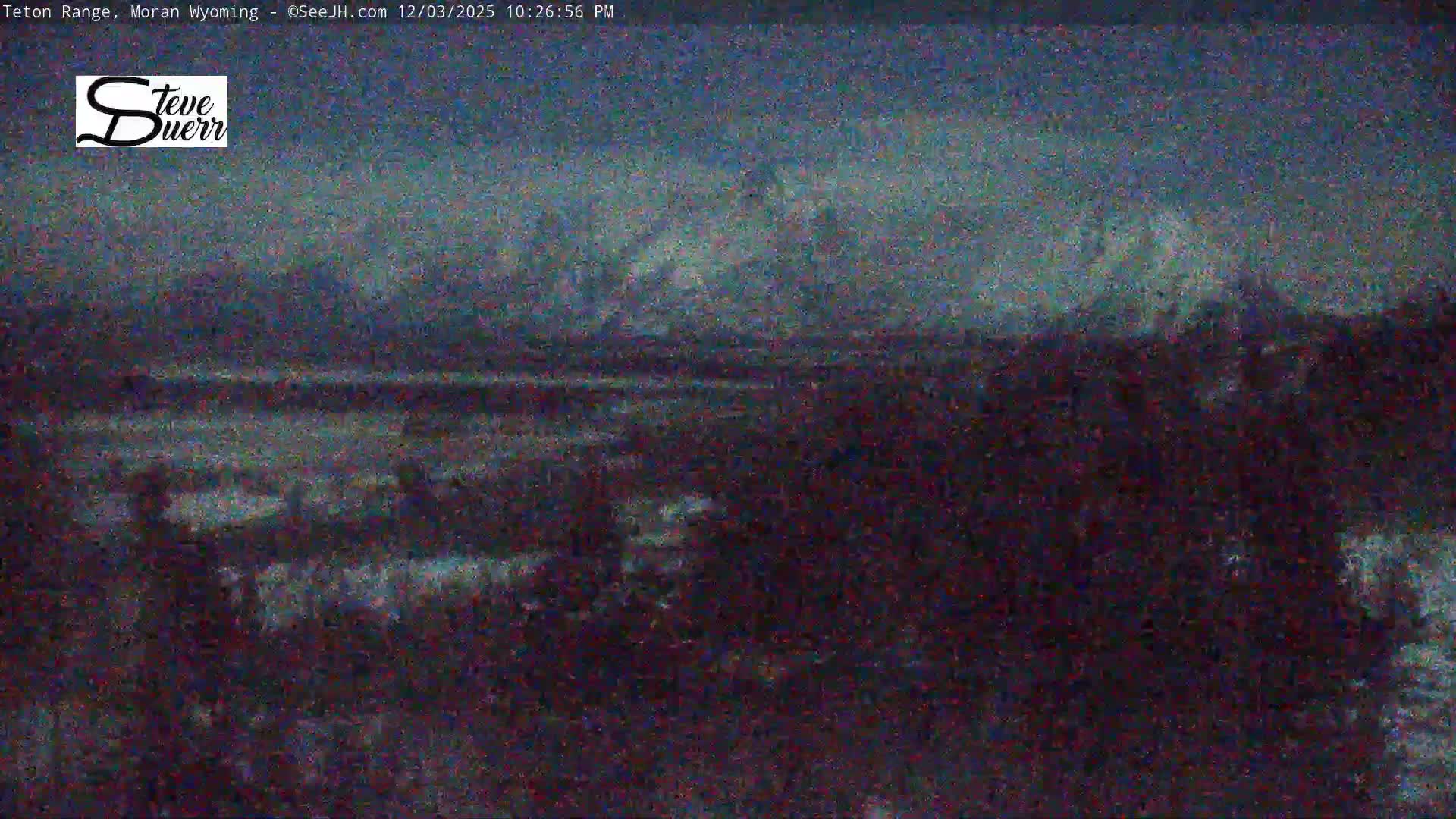 Buffalo Valley & Teton Mountain Range Live Cam - Moran, Teton County, Wyoming, USA