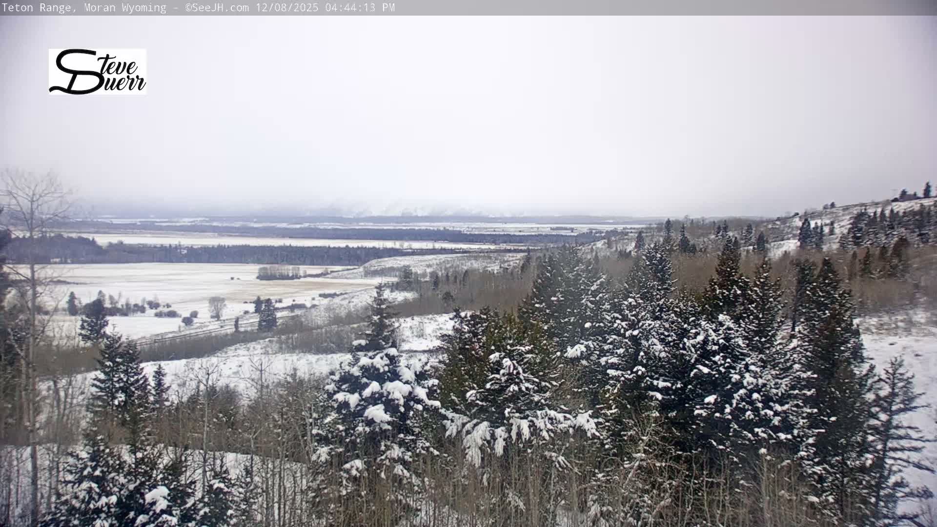 Buffalo Valley & Teton Mountain Range Live Cam - Moran, Teton County, Wyoming, USA