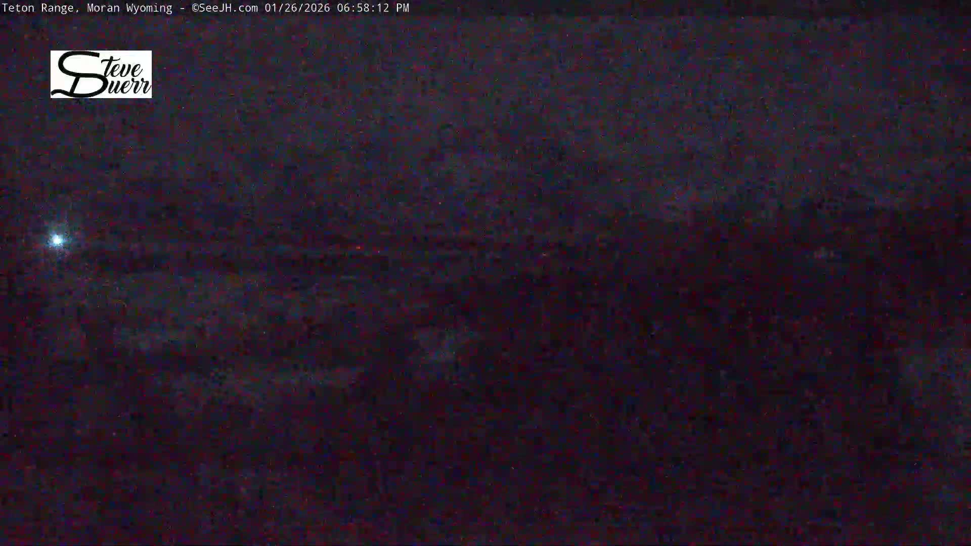 Buffalo Valley & Teton Mountain Range Live Cam - Moran, Teton County, Wyoming, USA