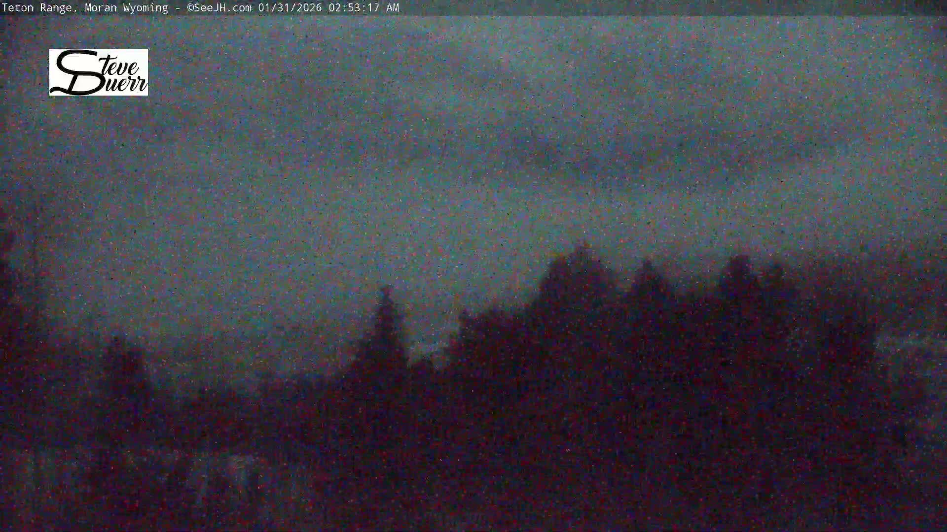 Buffalo Valley & Teton Mountain Range Live Cam - Moran, Teton County, Wyoming, USA