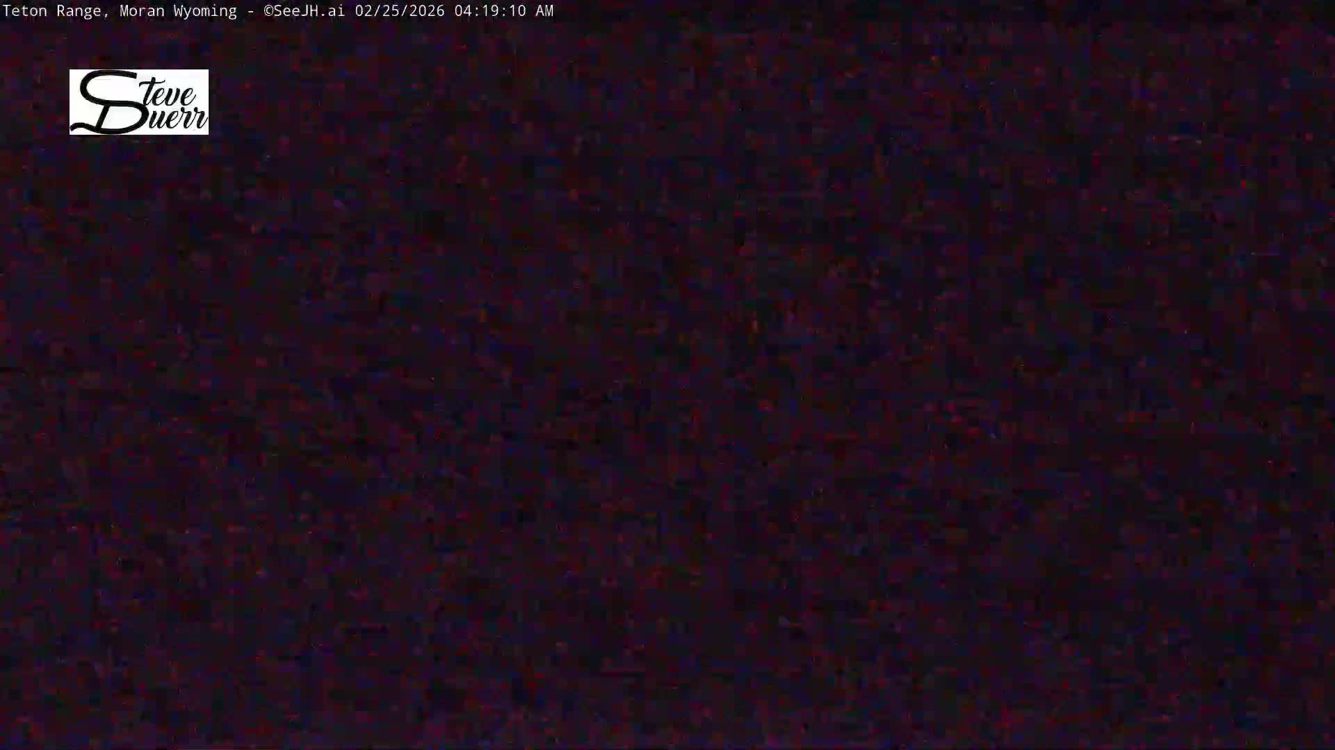 Buffalo Valley & Teton Mountain Range Live Cam - Moran, Teton County, Wyoming, USA
