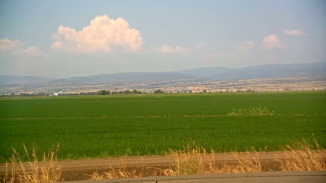 Western Canal Thermalito AfterBay & Butte Valley View Live Cam - Thermalito, Butte, California, USA