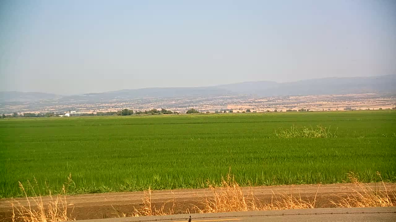 Western Canal Thermalito AfterBay & Butte Valley View Live Cam - Thermalito, Butte, California, USA