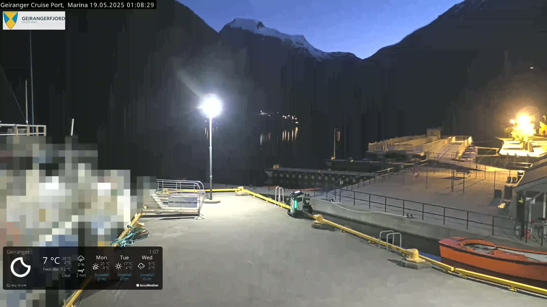 Geiranger Marine & Village  Live Cam - Stranda, Sunmore, More og Romsdal, Norway