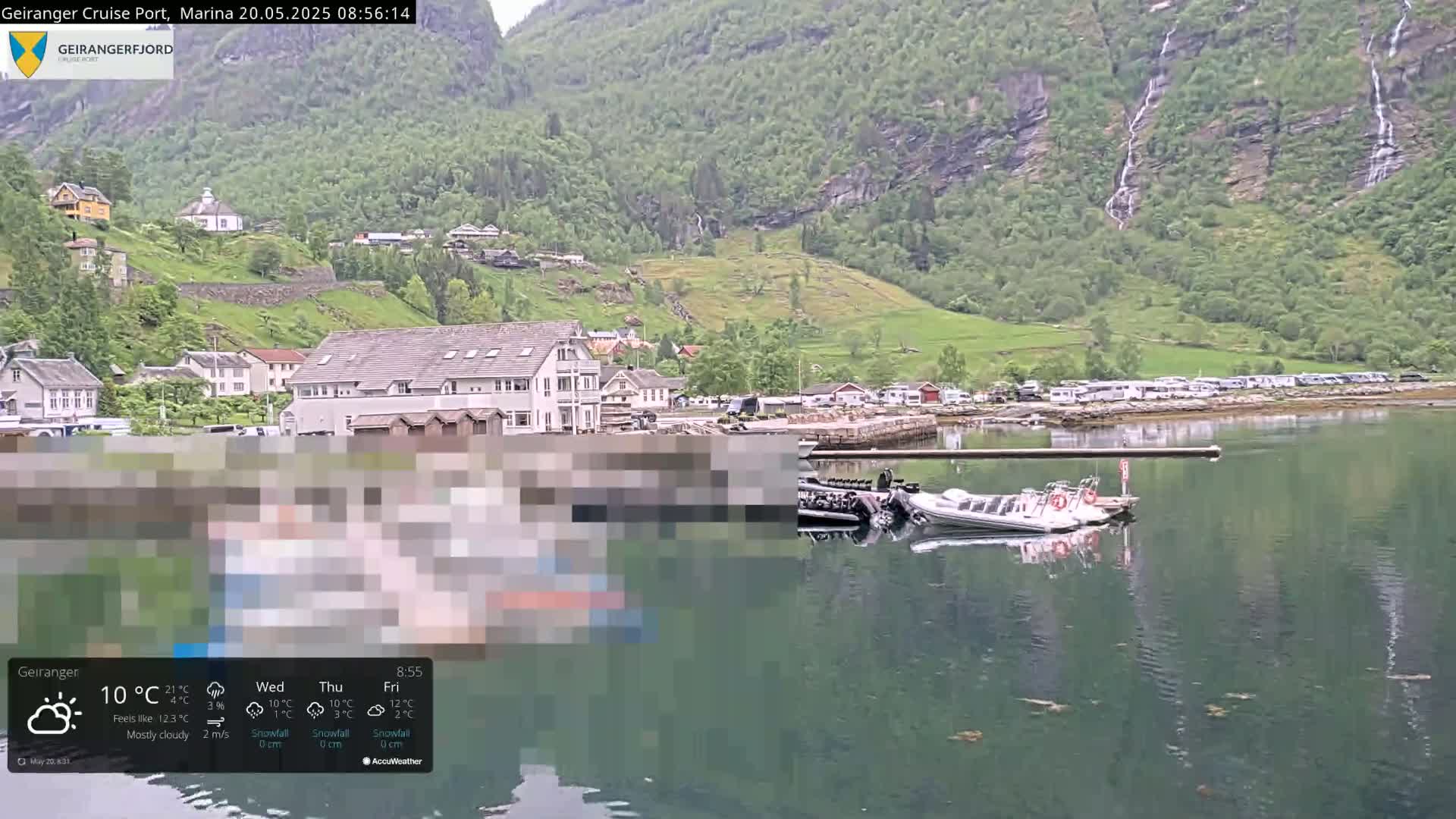 Geiranger Marine & Village  Live Cam - Stranda, Sunmore, More og Romsdal, Norway