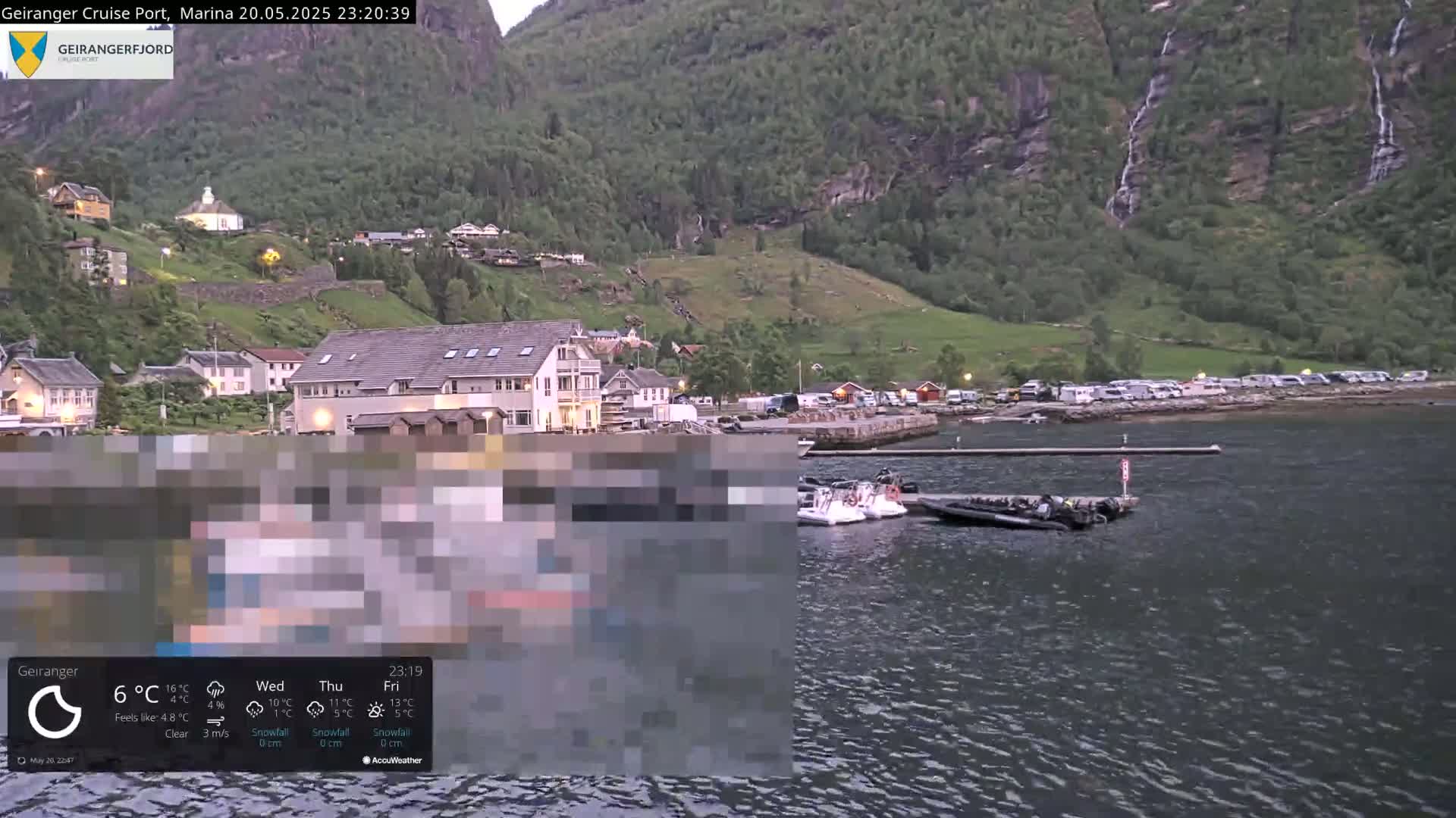 Geiranger Marine & Village  Live Cam - Stranda, Sunmore, More og Romsdal, Norway