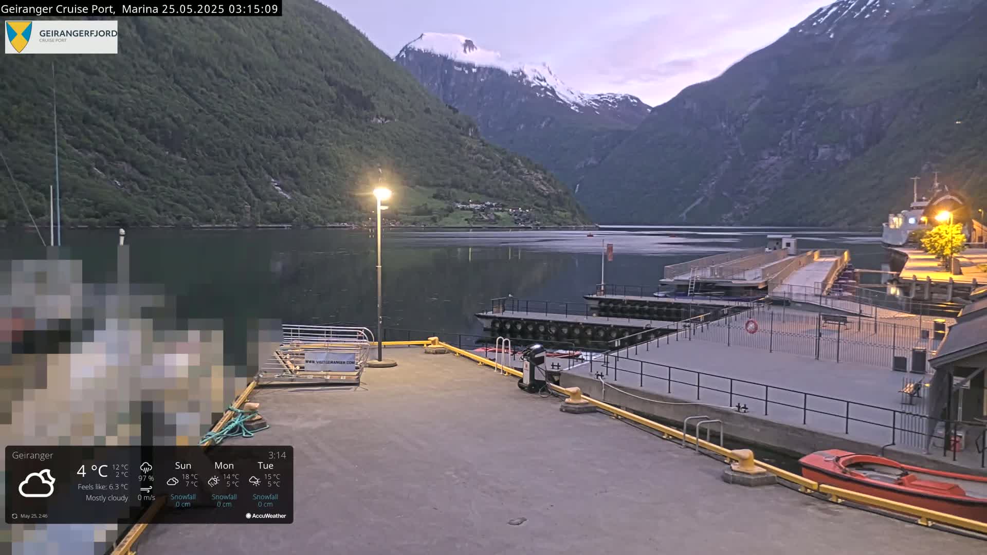 Geiranger Marine & Village  Live Cam - Stranda, Sunmore, More og Romsdal, Norway