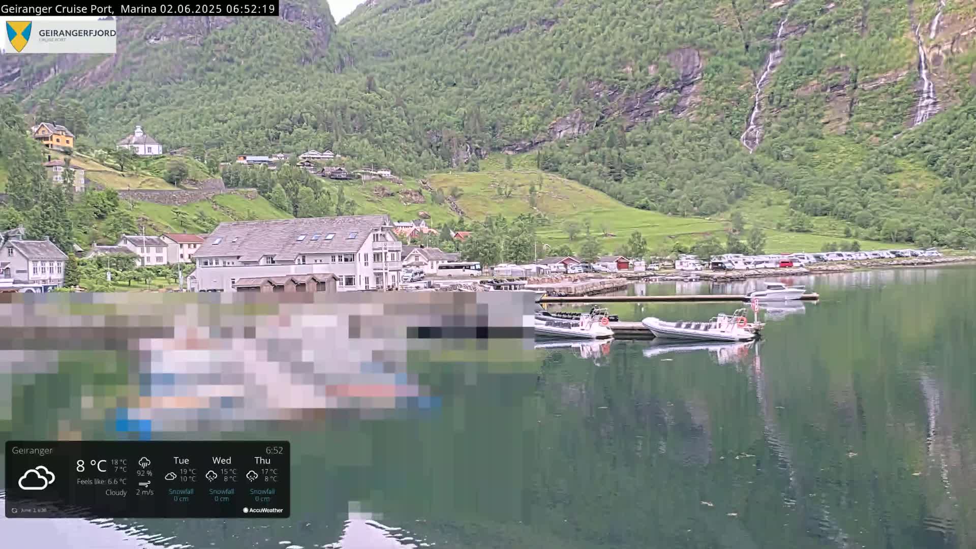 Geiranger Marine & Village  Live Cam - Stranda, Sunmore, More og Romsdal, Norway