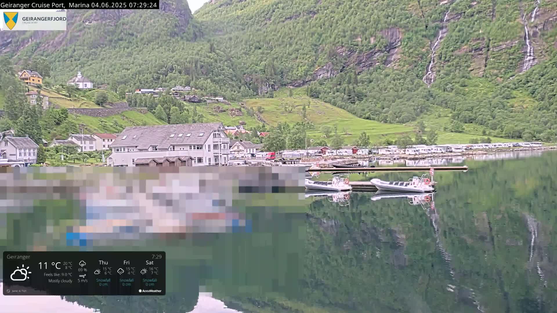 Geiranger Marine & Village  Live Cam - Stranda, Sunmore, More og Romsdal, Norway